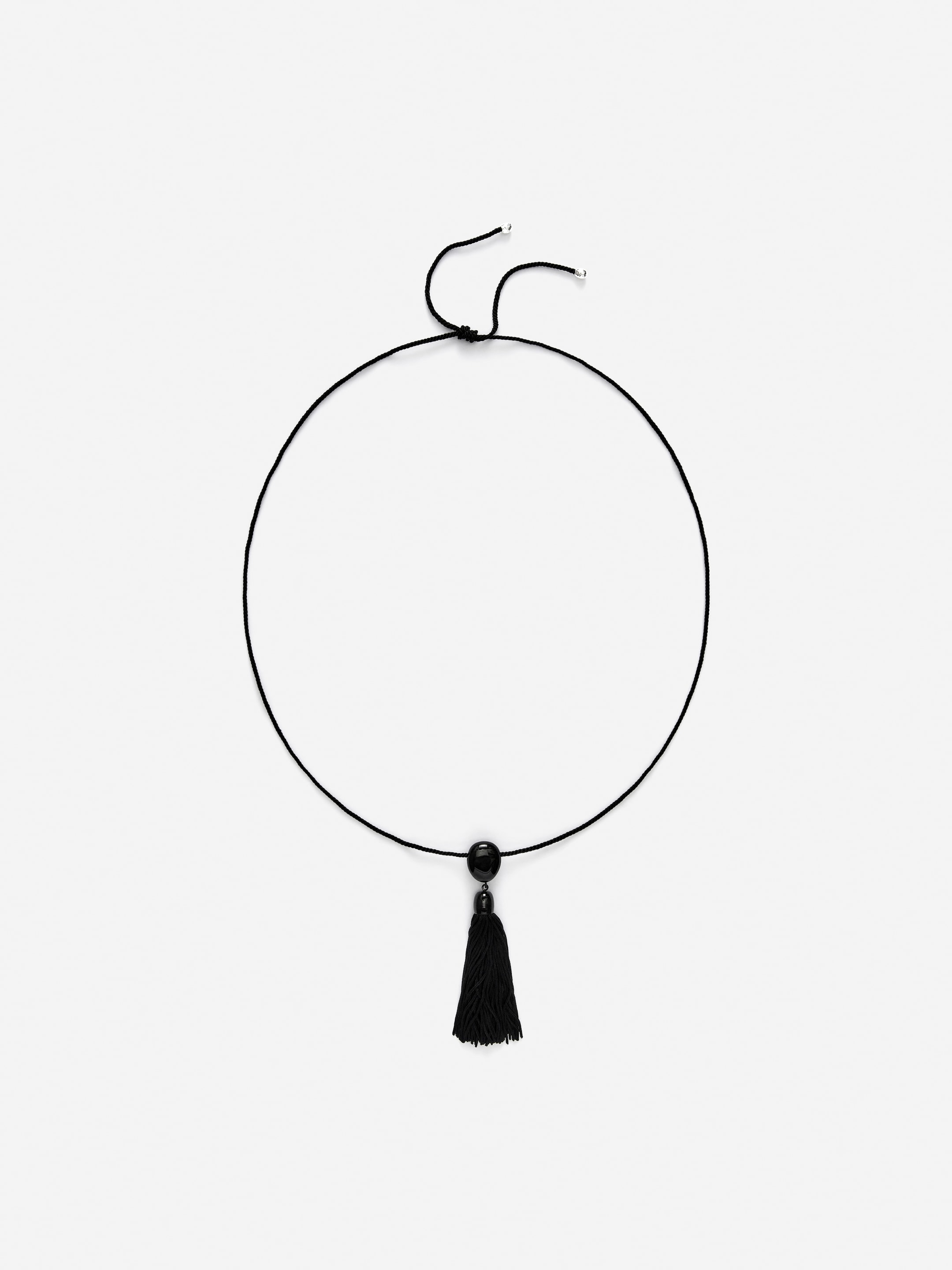 Tassel Necklace - Black - Women - StillMedia/DescriptiveStillLife - 1