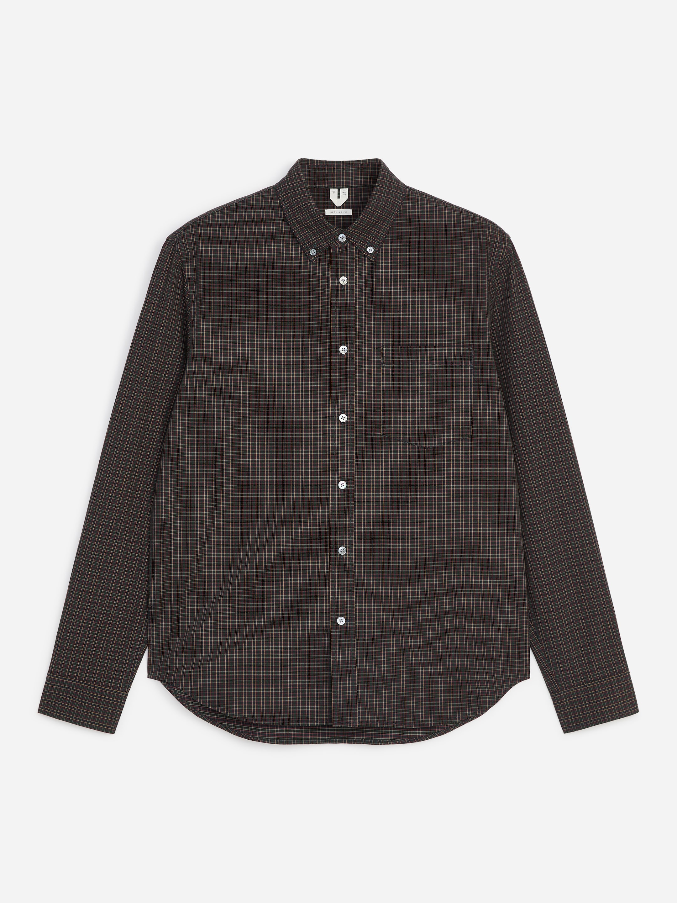 Chemise classique en sergé-#2B2C32-19970