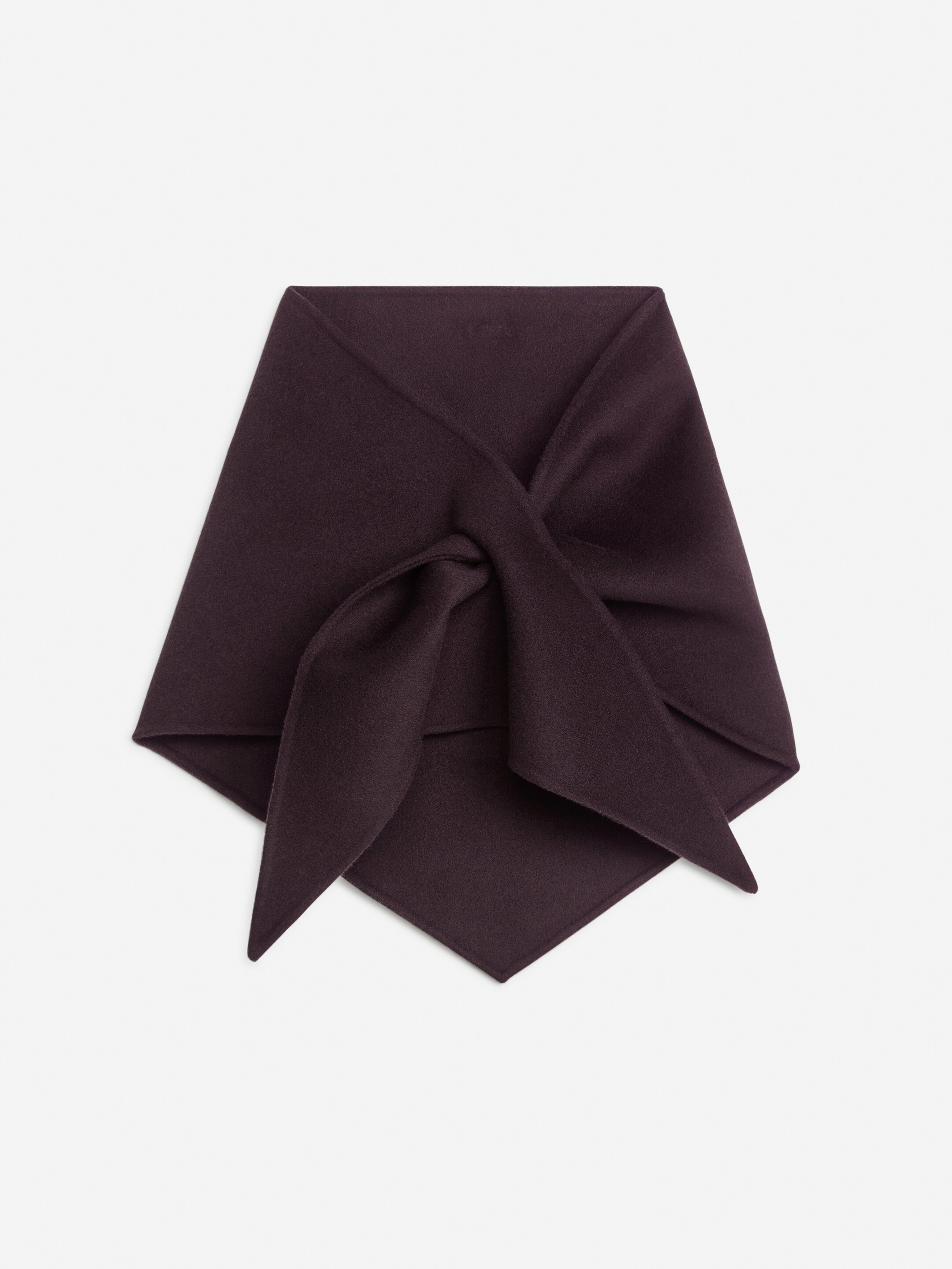 Nagyobb kép megtekintése: Triangle Wool Scarf - Bordó - NŐI | H&M HU 3