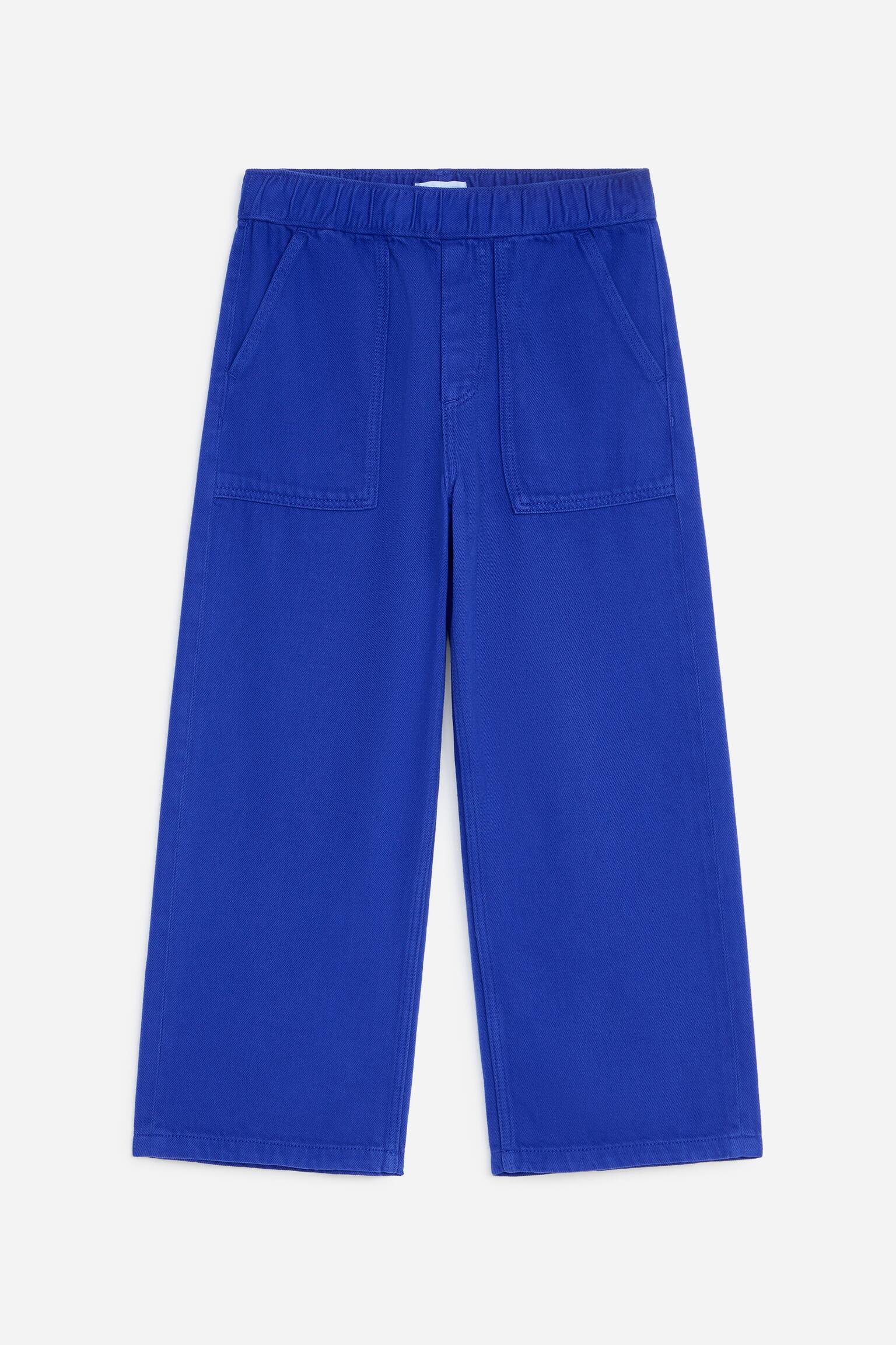 Relaxed Workwear Trousers - Bright Blue