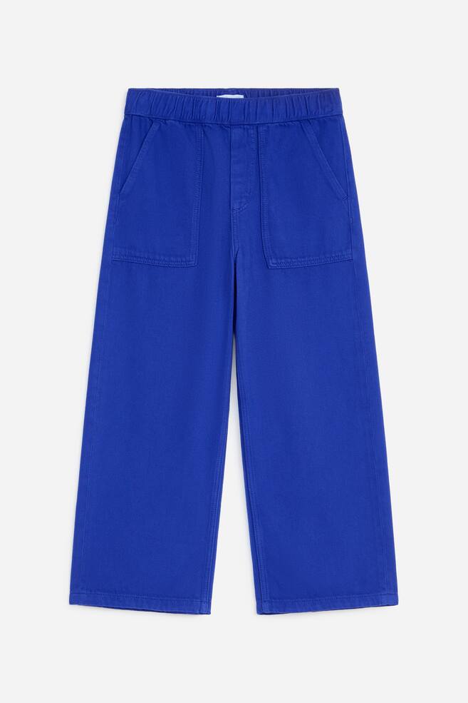 Lockere Workwear-Hose - Knallblau - 1