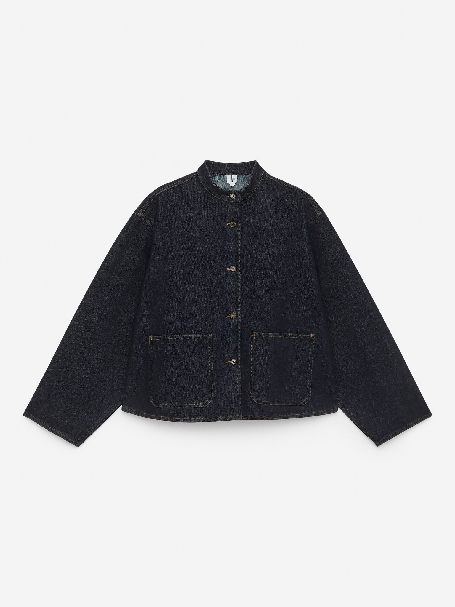 Overshirt in denim - Blu scuro