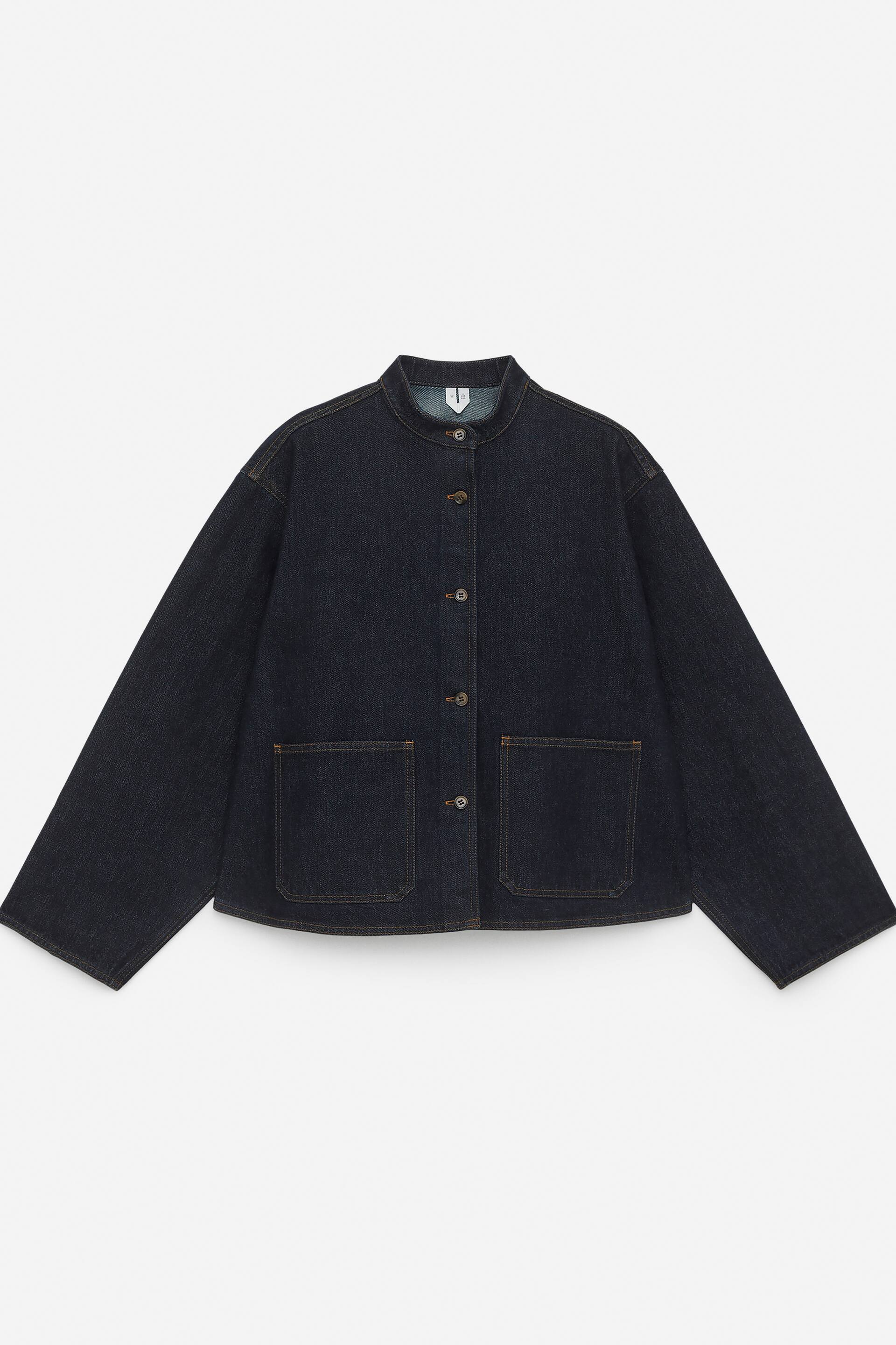 View larger image: Denim Overshirt - Dark Blue - Ladies | H&M GB 1