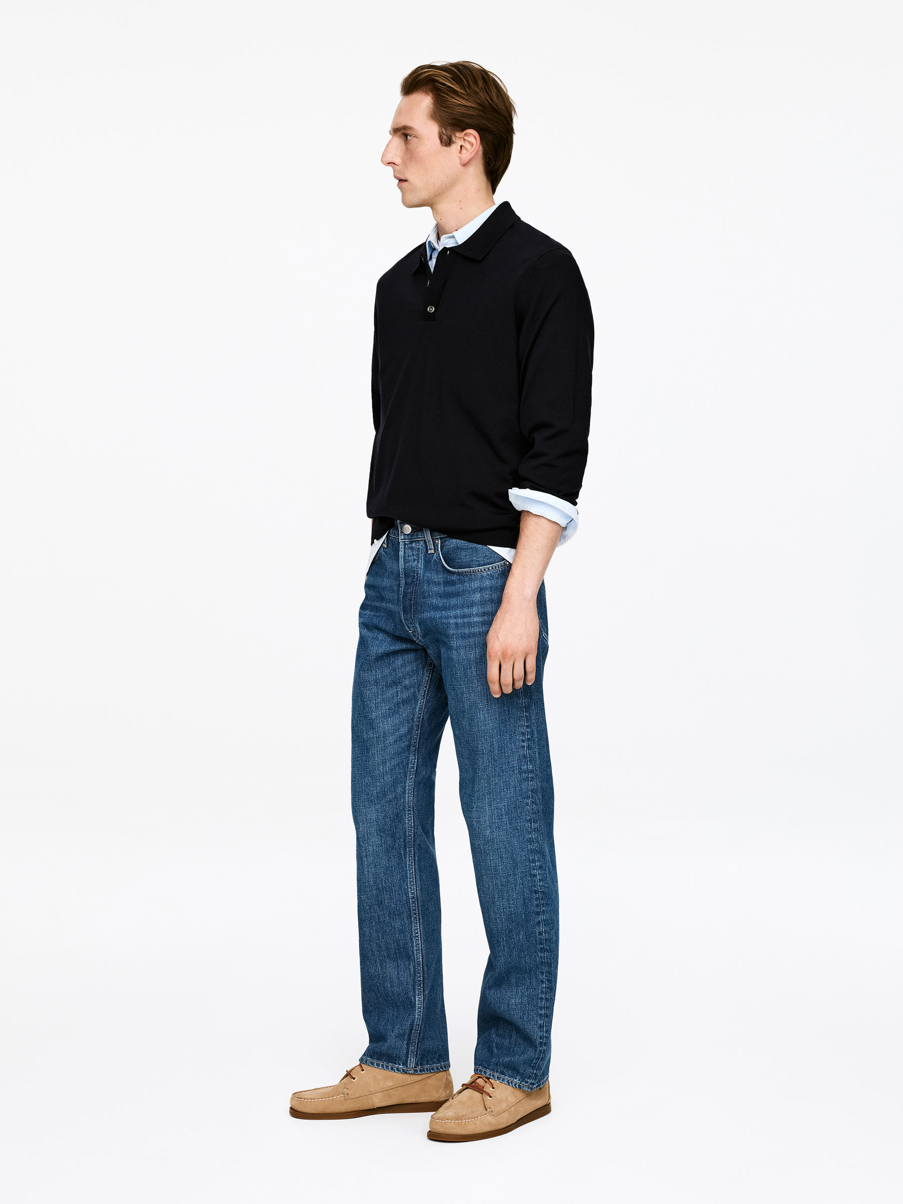 Jean droit classique CLIFF - Bleu - Regular fit - Homme - StillMedia/Lookbook - 5