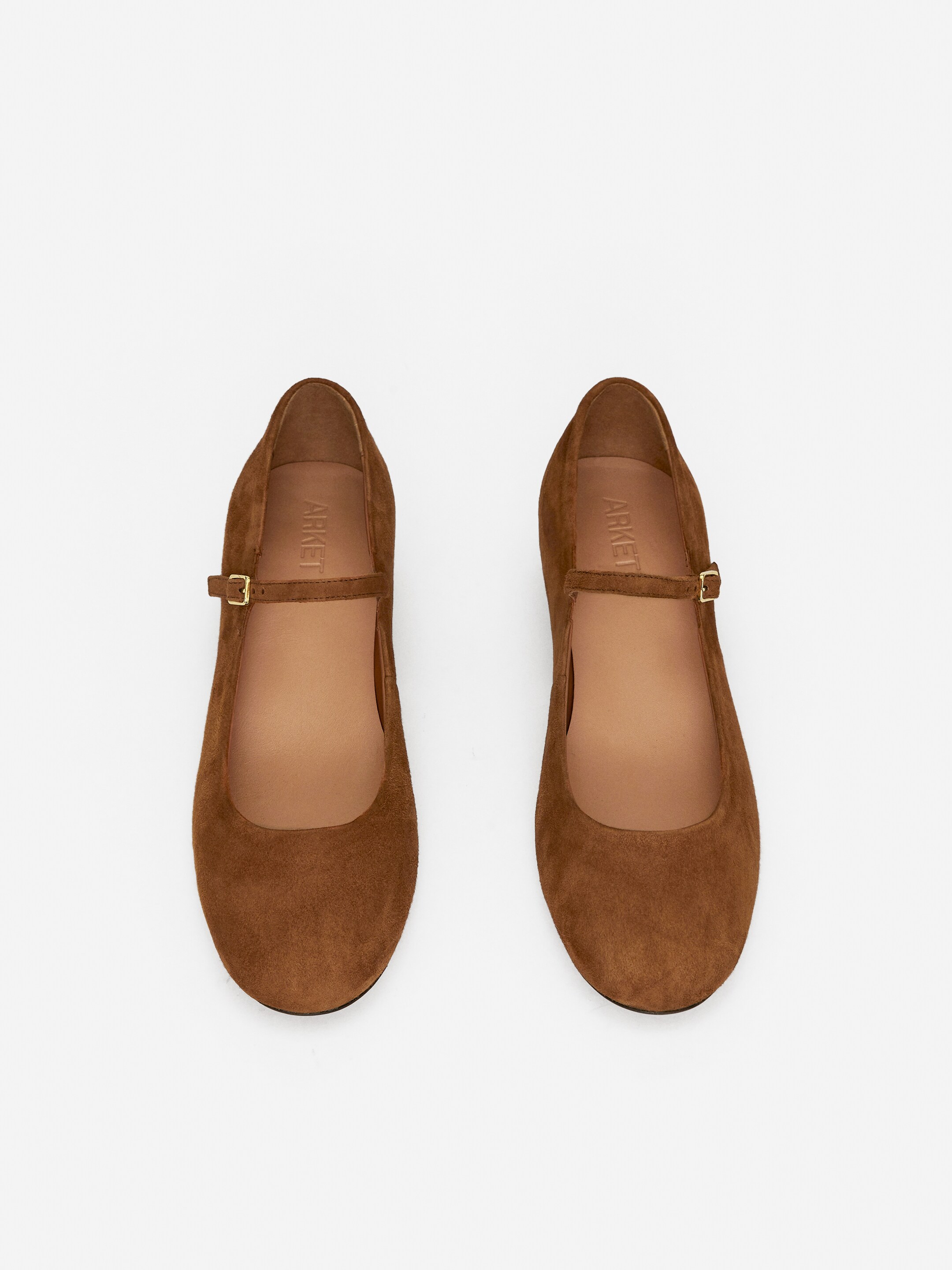 Größeres Bild ansehen: Mary Jane aus Veloursleder - Braun - Ladies | H&M DE 2