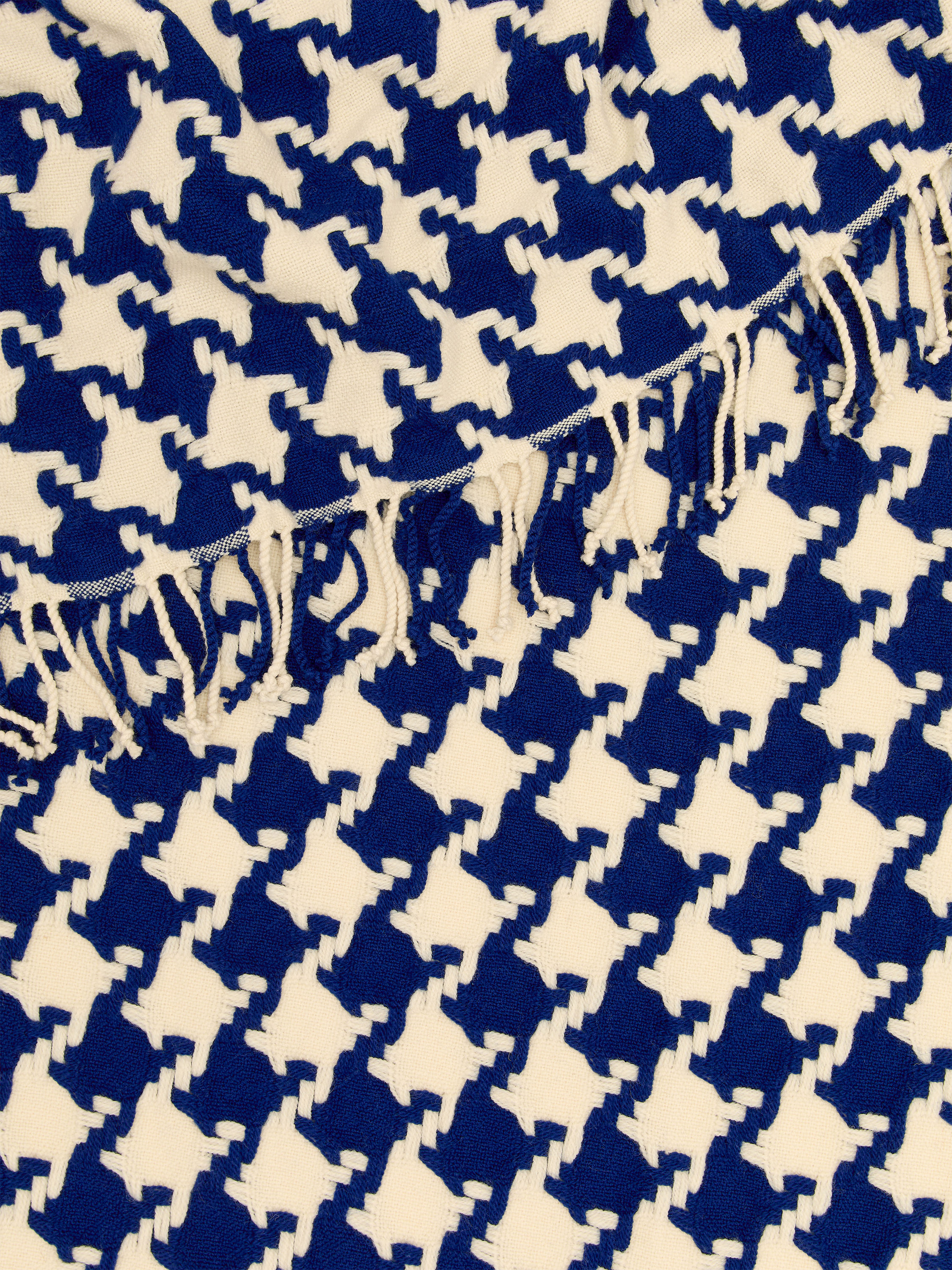 ARKET ブルーブランケット Klippan Wool Blanket – Blue/White – Homeware – ARKET EU