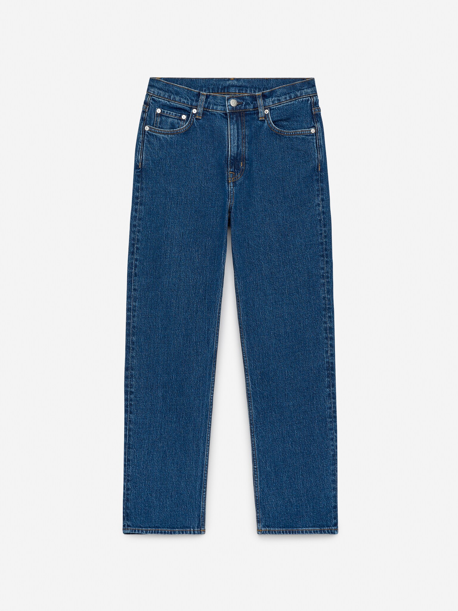 Jean slim raccourci JADE - Bleu moyen/Noir délavé/Bleu/Bleu foncé/Blanc/Rouge foncé/Bleu foncé/Bleu foncé - 2