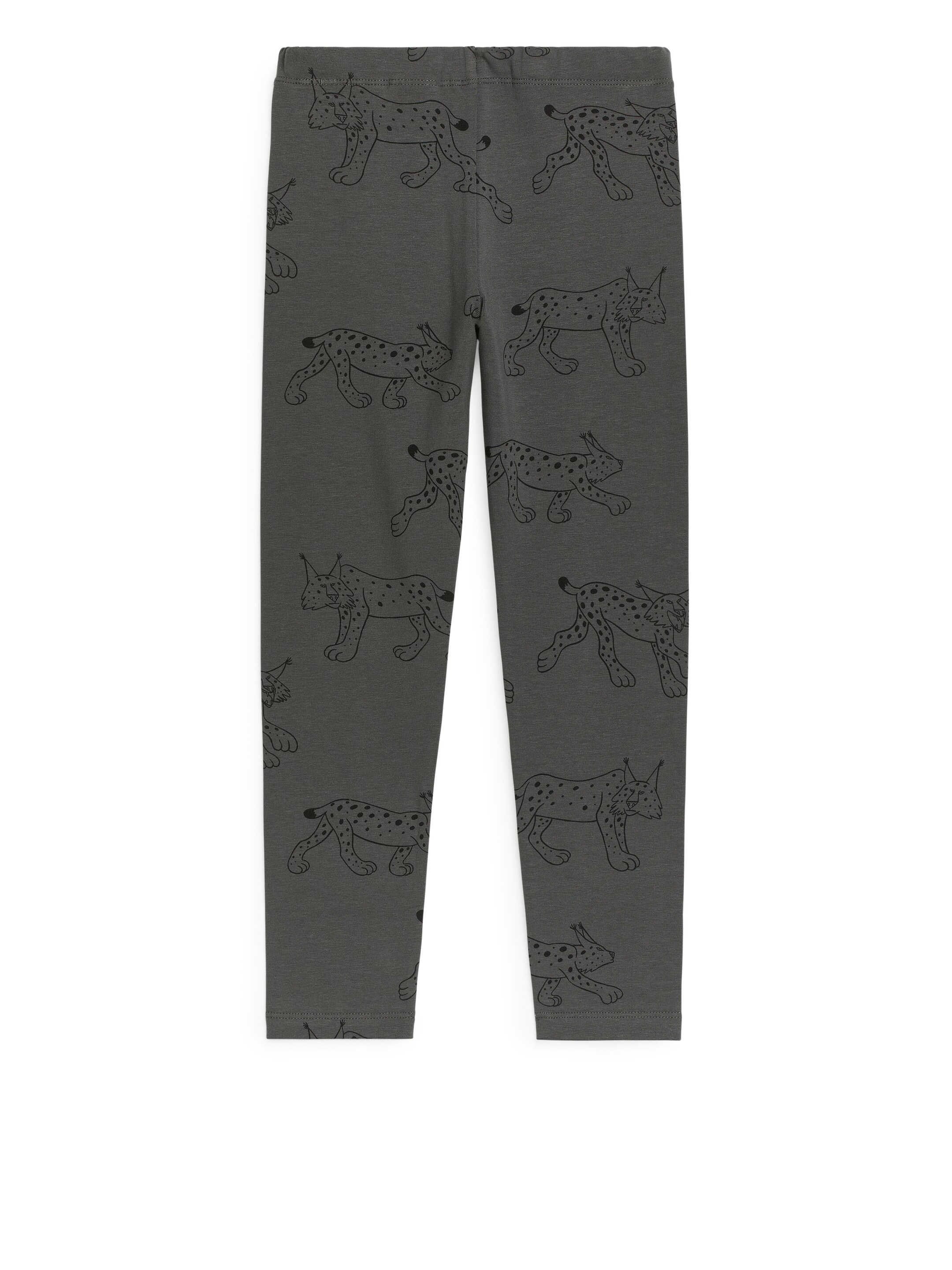 Zobacz większy obraz: Dżersejowe legginsy - Szary/Ryś - Dziecko | H&M PL 2