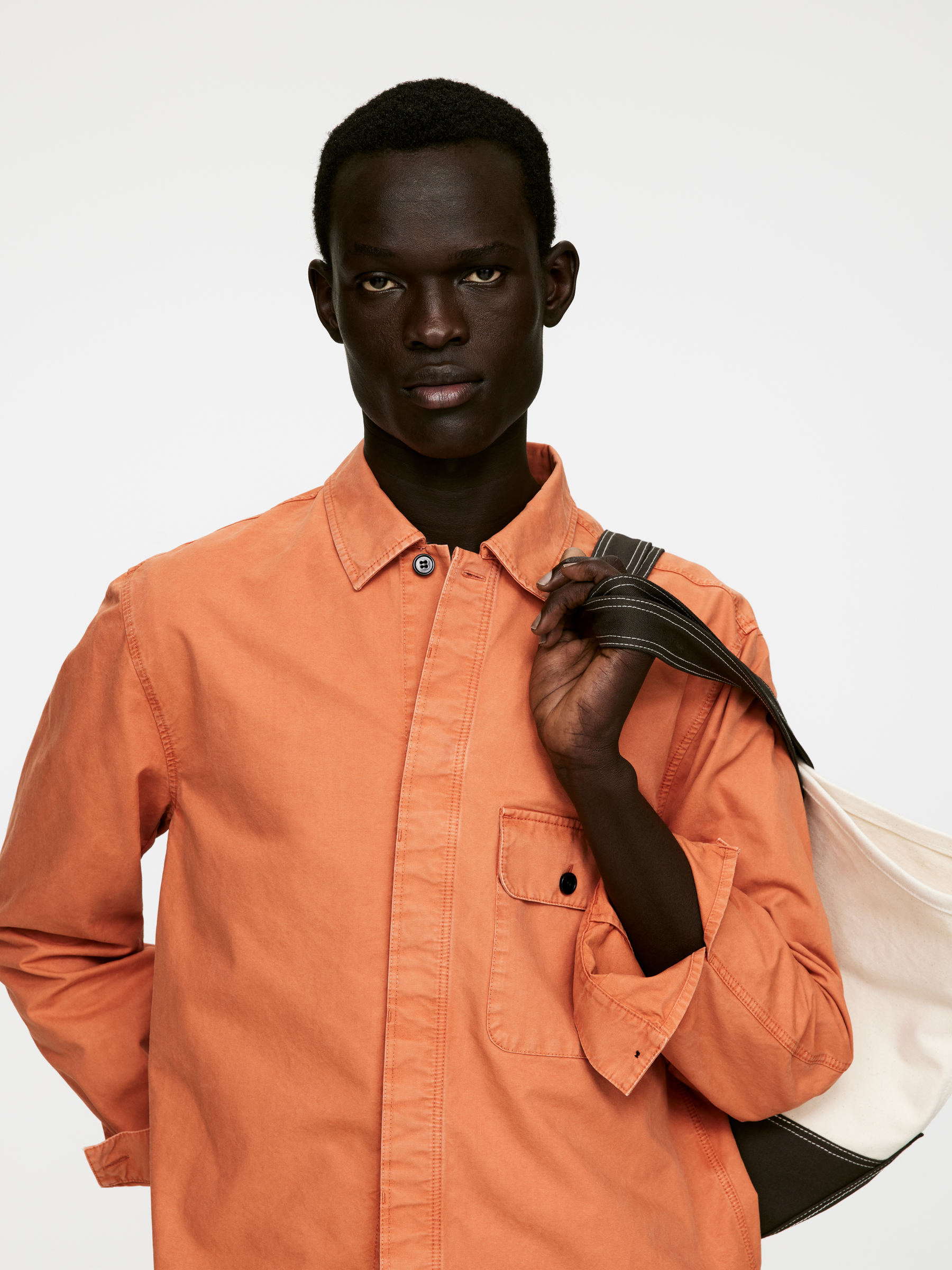 Canvas Overshirt - Copper - Regular fit - Men - StillMedia/Lookbook - 4