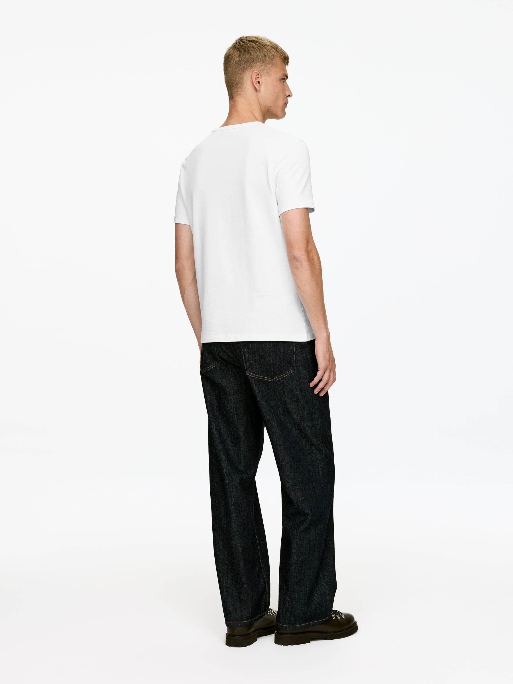Slim T-Shirt - White - Slim fit - Men - StillMedia/Lookbook - 5