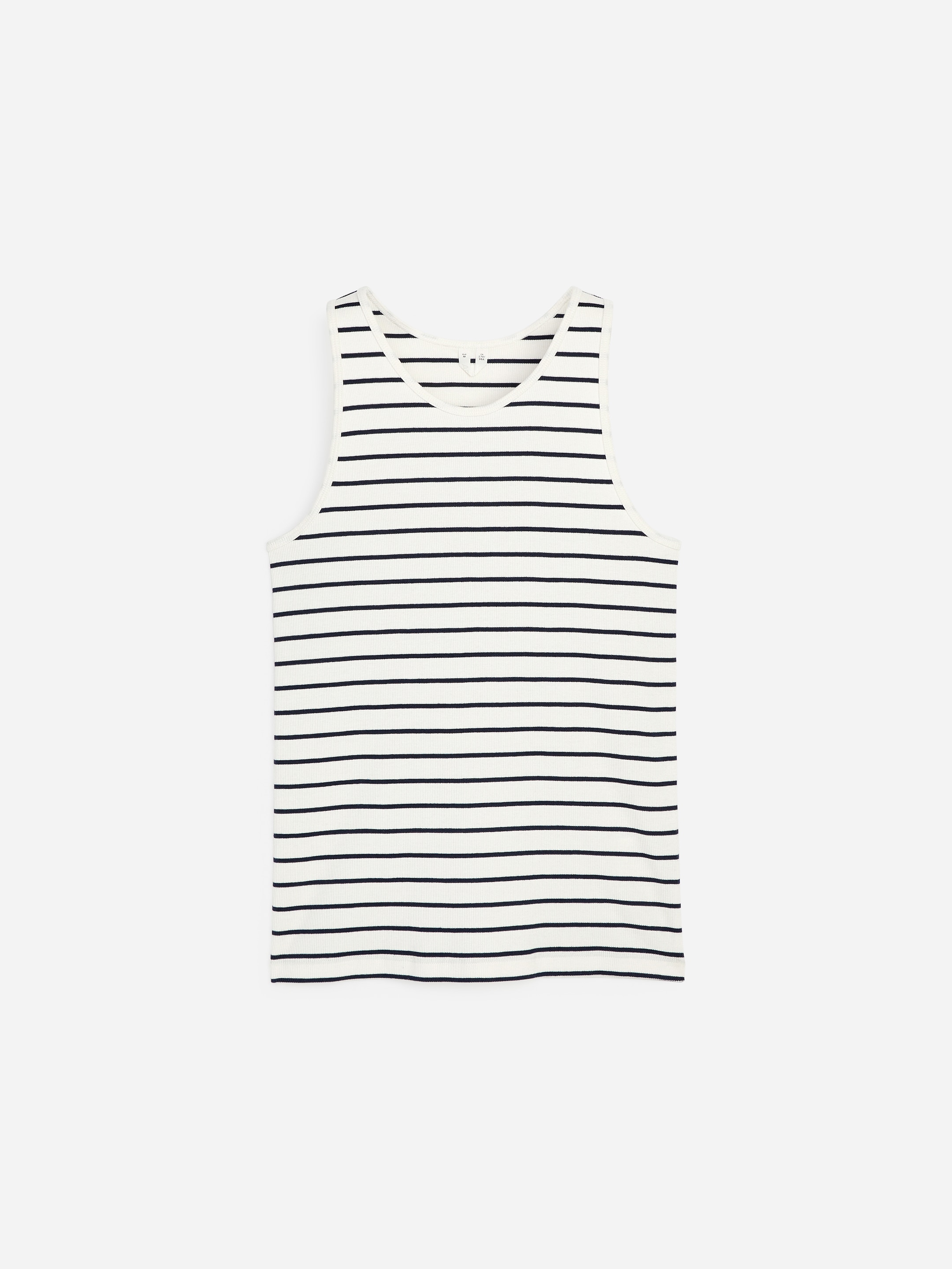 Ribbed Tank Top - White - Slim fit - Women - StillMedia/DescriptiveStillLife - 1