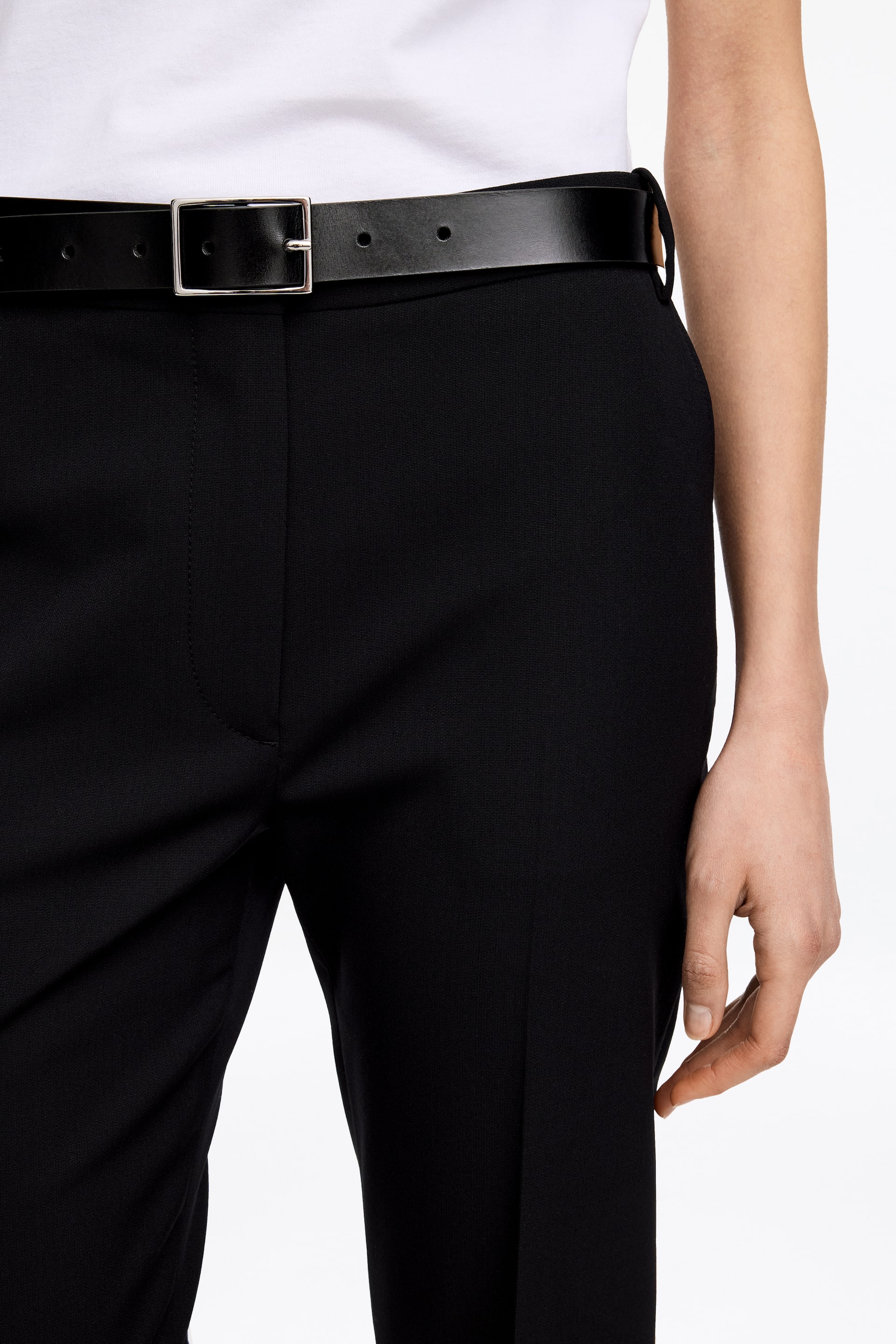 View larger image: Leather Belt - Black - Ladies | H&M GB 1