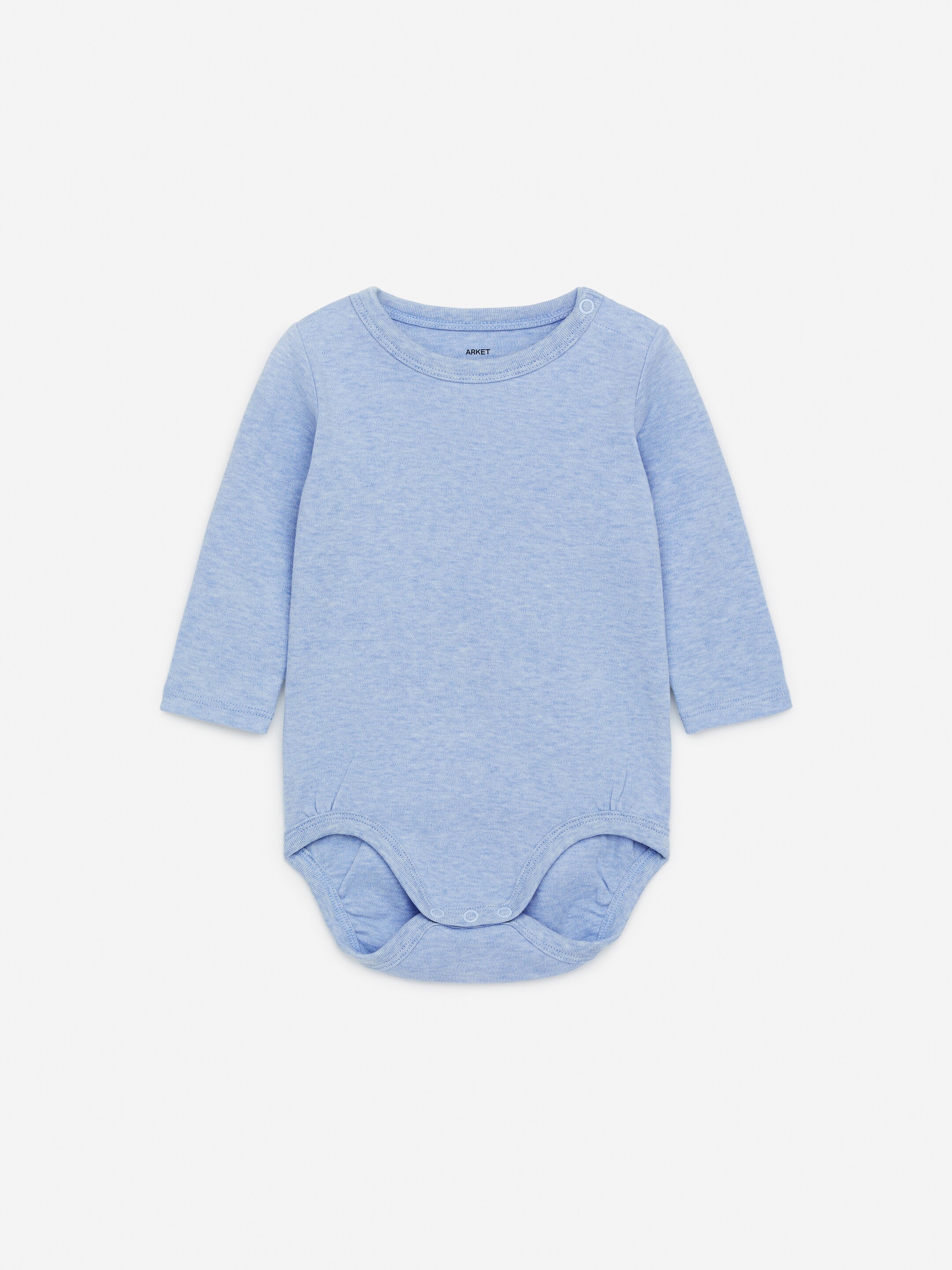 Agrandir l'image: Body à manches longues - Bleu clair chiné - ENFANT | H&M CH 1