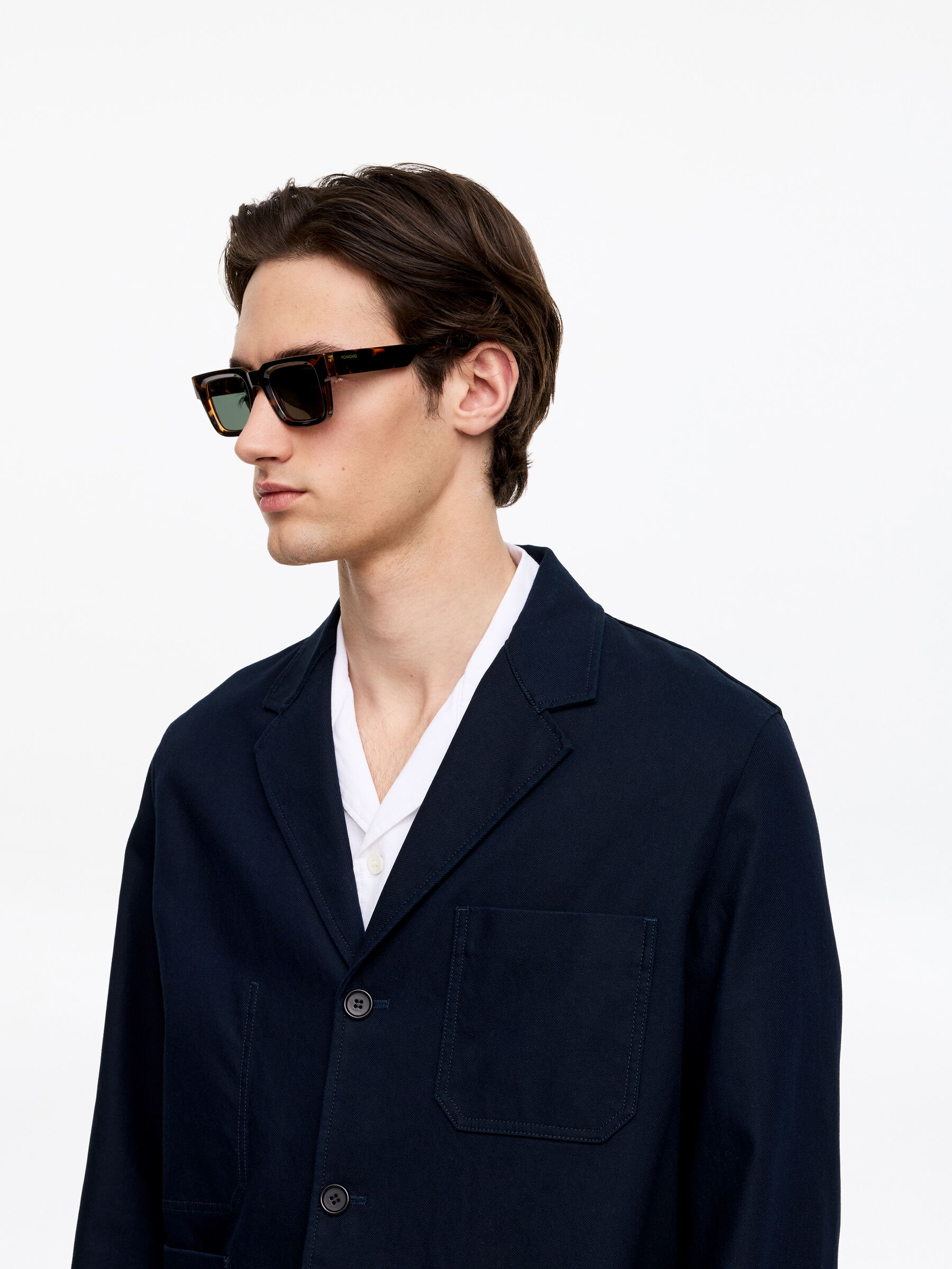 Okulary przeciwsłoneczne Victor marki KOMONO - Brązowy - Men - StillMedia/Lookbook - 3