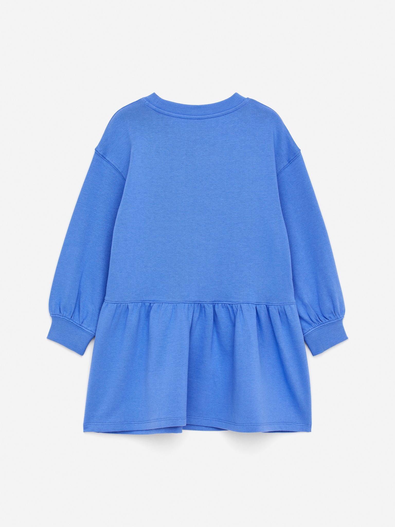 Robe sweat-shirt oversize - Bleu - 3