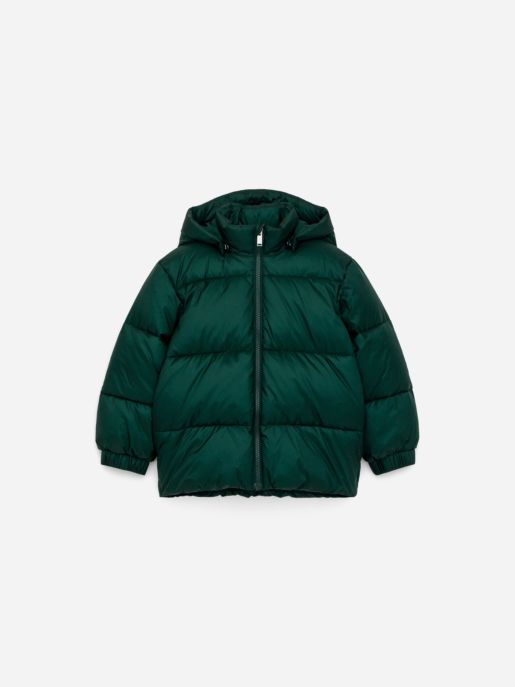 Vis større bilde: Vattert pufferjakke - Mørkegrønn - BARN | H&M NO 1