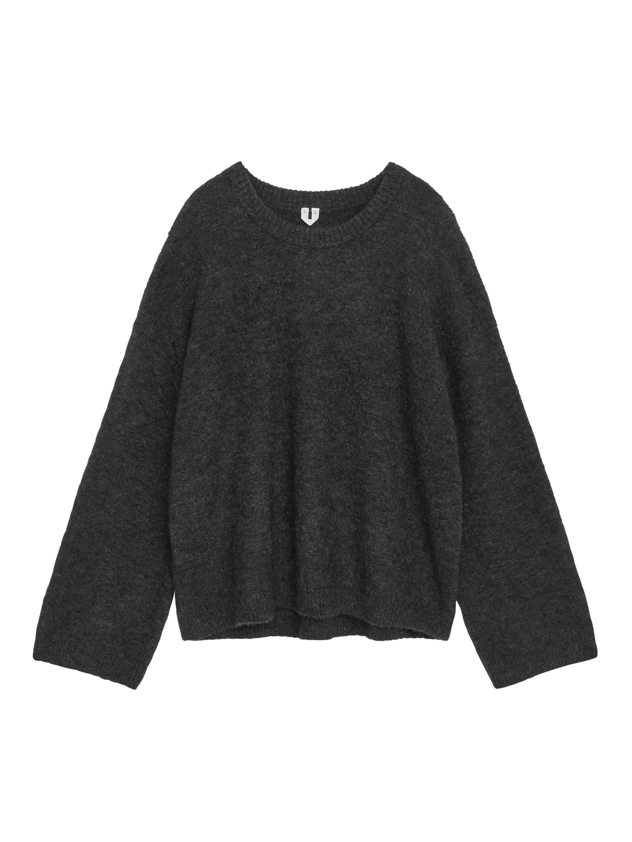 Größeres Bild ansehen: Pullover aus Alpakawolle und Wolle - Dunkelgrau - Ladies | H&M DE 1