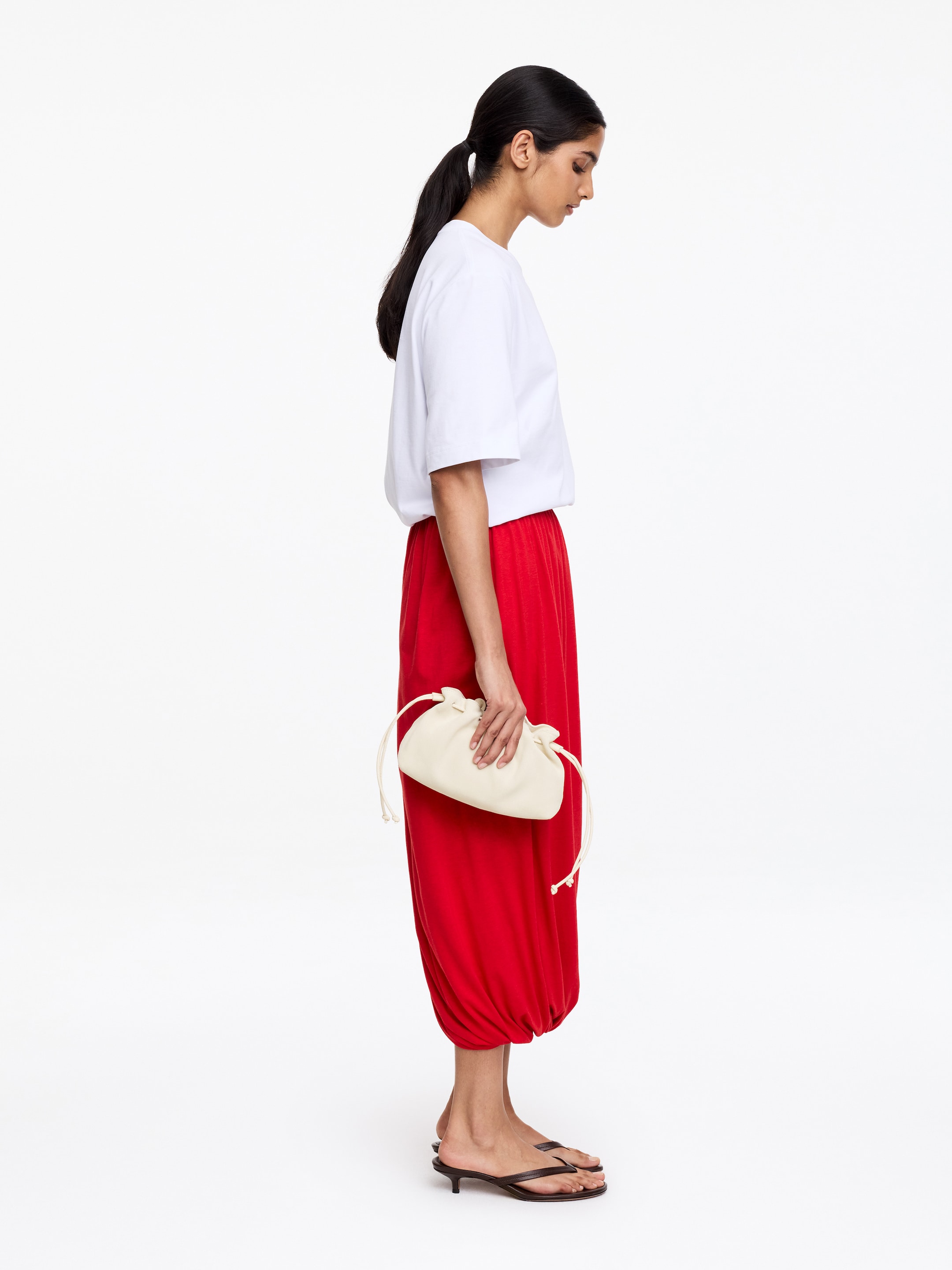 Split Suede Mini Pouch - Light Beige - Women - StillMedia/Lookbook - 4