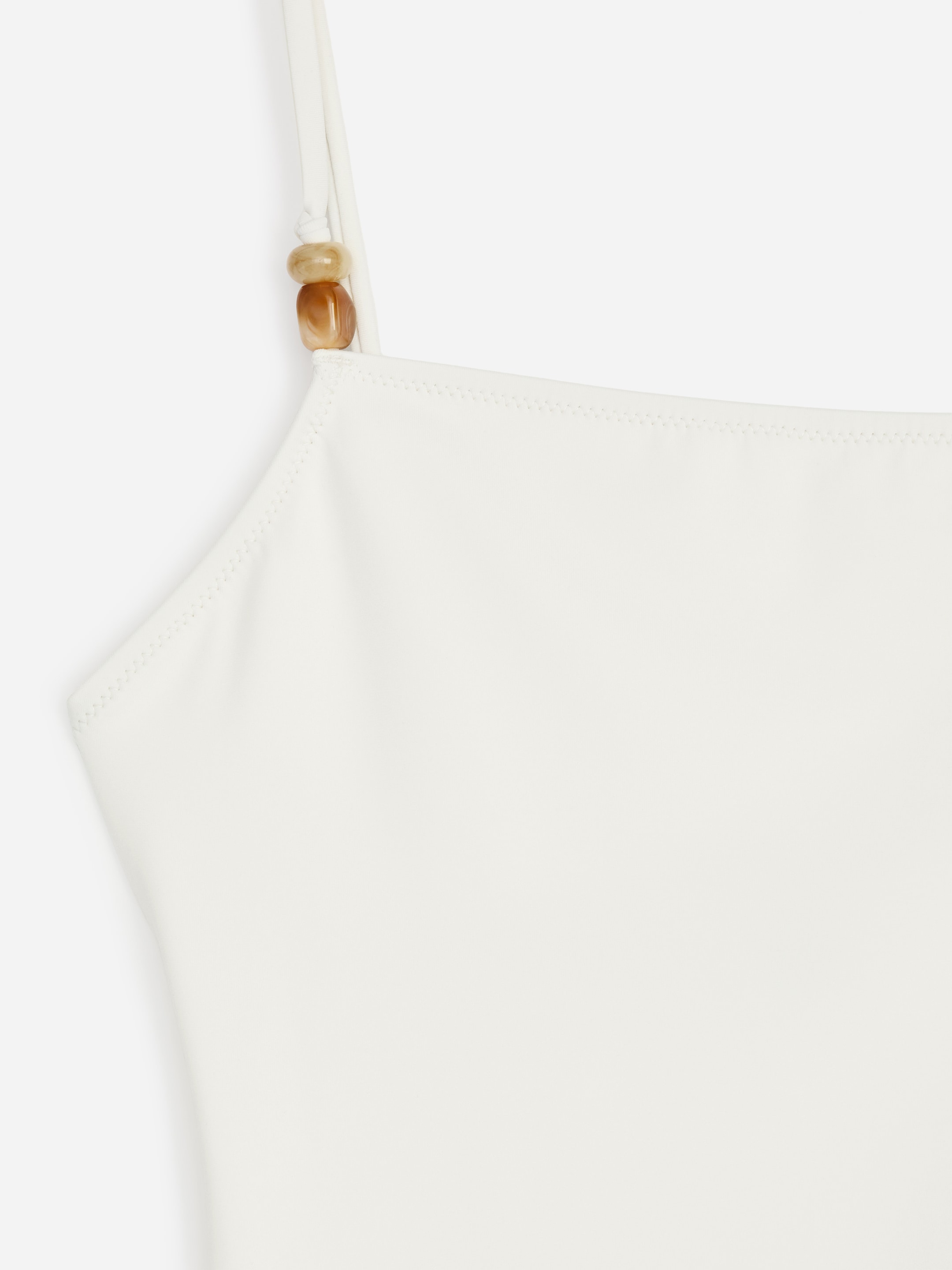 Beaded Swimsuit - Off-white - Women - StillMedia/DescriptiveDetail - 1