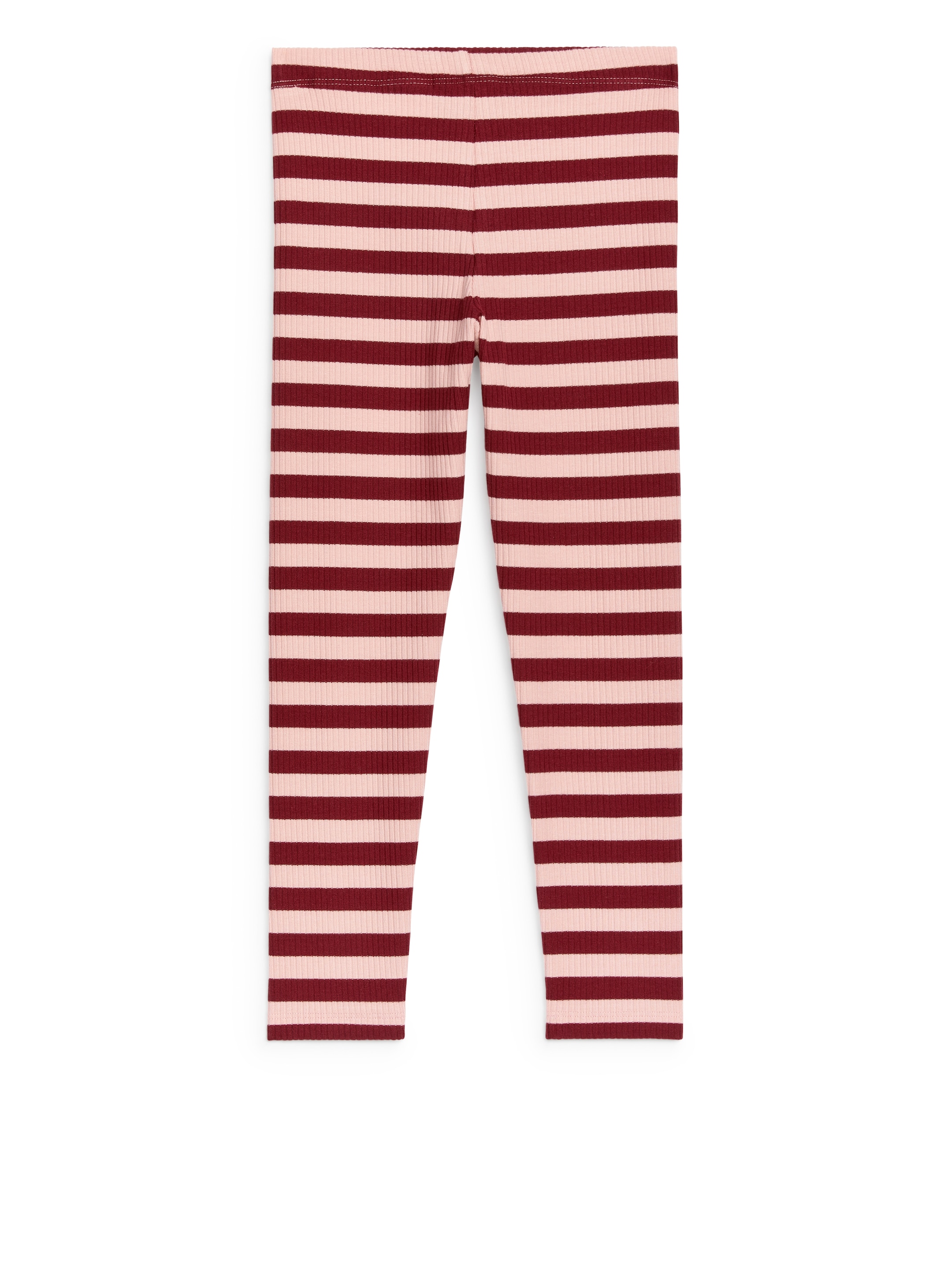 Ribbed Leggings - Burgundy/Pink - Slim fit - Children - StillMedia/DescriptiveStillLife - 3