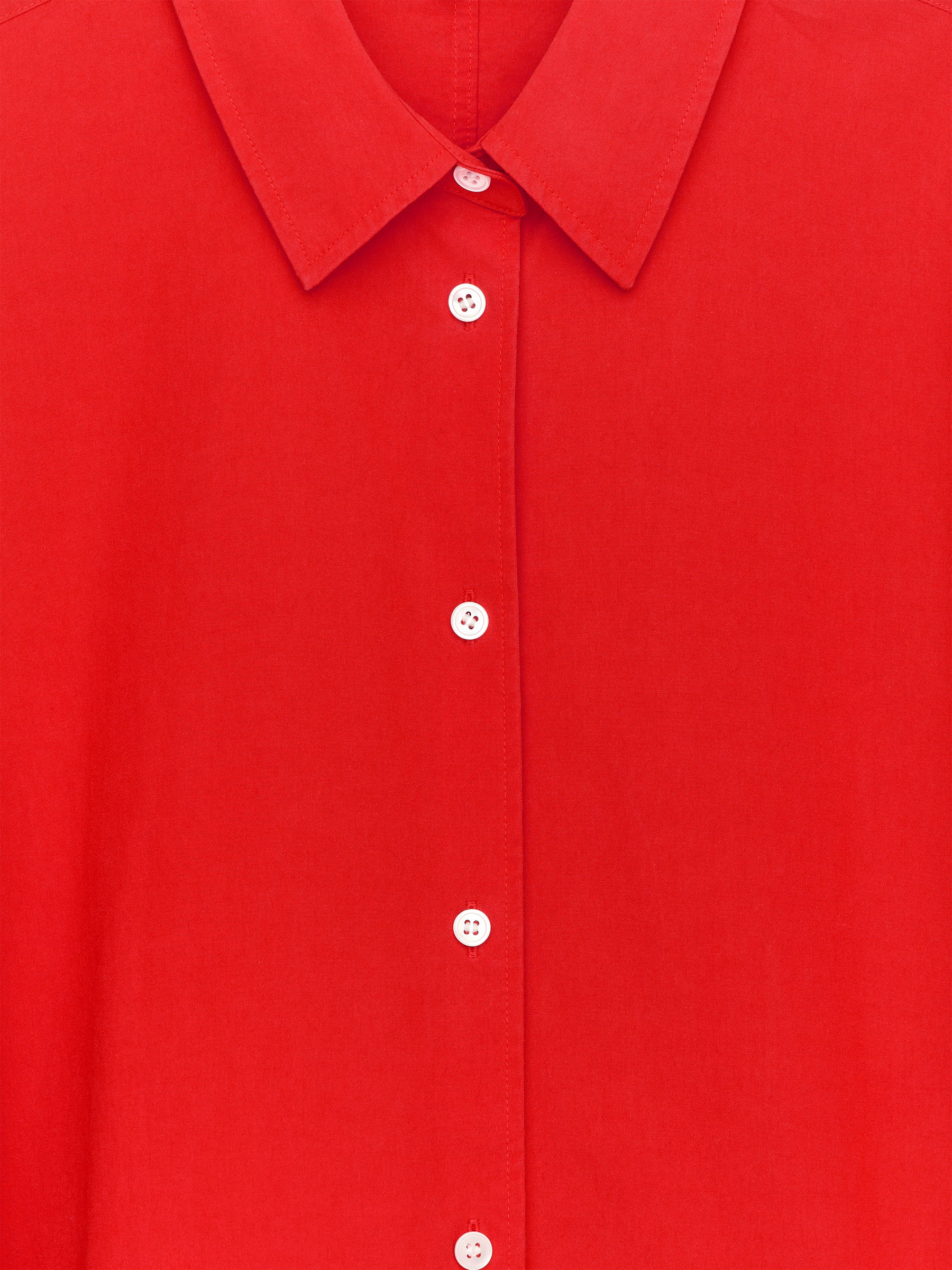 Chemise avec fente incurvée - Rouge - Loose fit - Femme - StillMedia/DescriptiveDetail - 2
