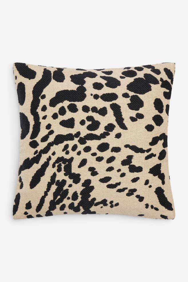 Copricuscino 50 x 50 cm - Beige/Nero/Bianco sporco/Marrone/Bianco sporco/Blu/Giallo - 1