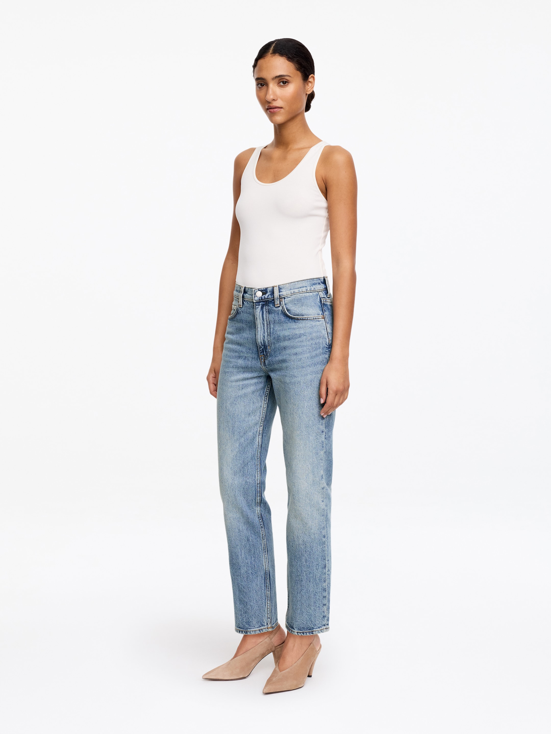 JADE CROPPED Slim Jeans - Light Blue - Slim fit - Women - StillMedia/Lookbook - 2