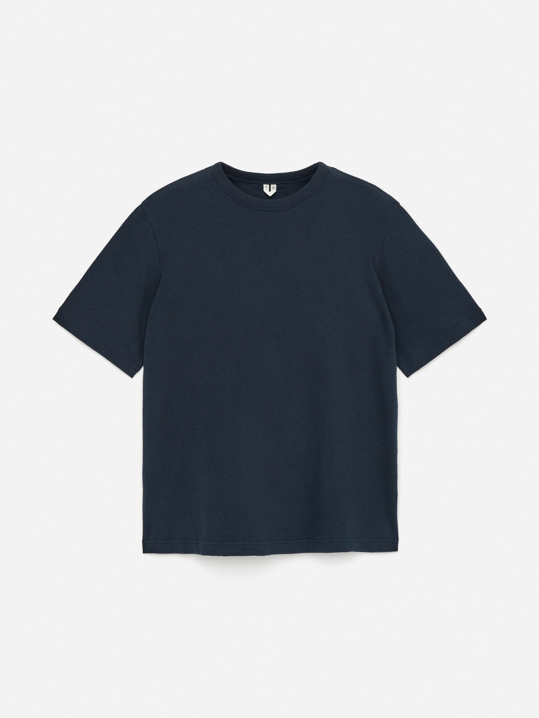 Lockeres Bouclé-T-Shirt-Blue-15227