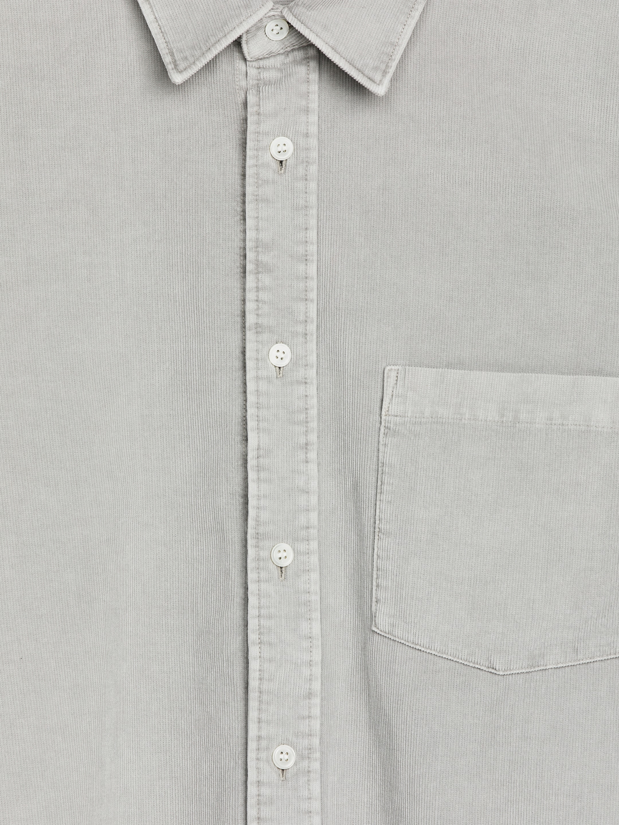 Cord-Hemd - Grau - Regular Fit - Herren - StillMedia/DescriptiveDetail - 1