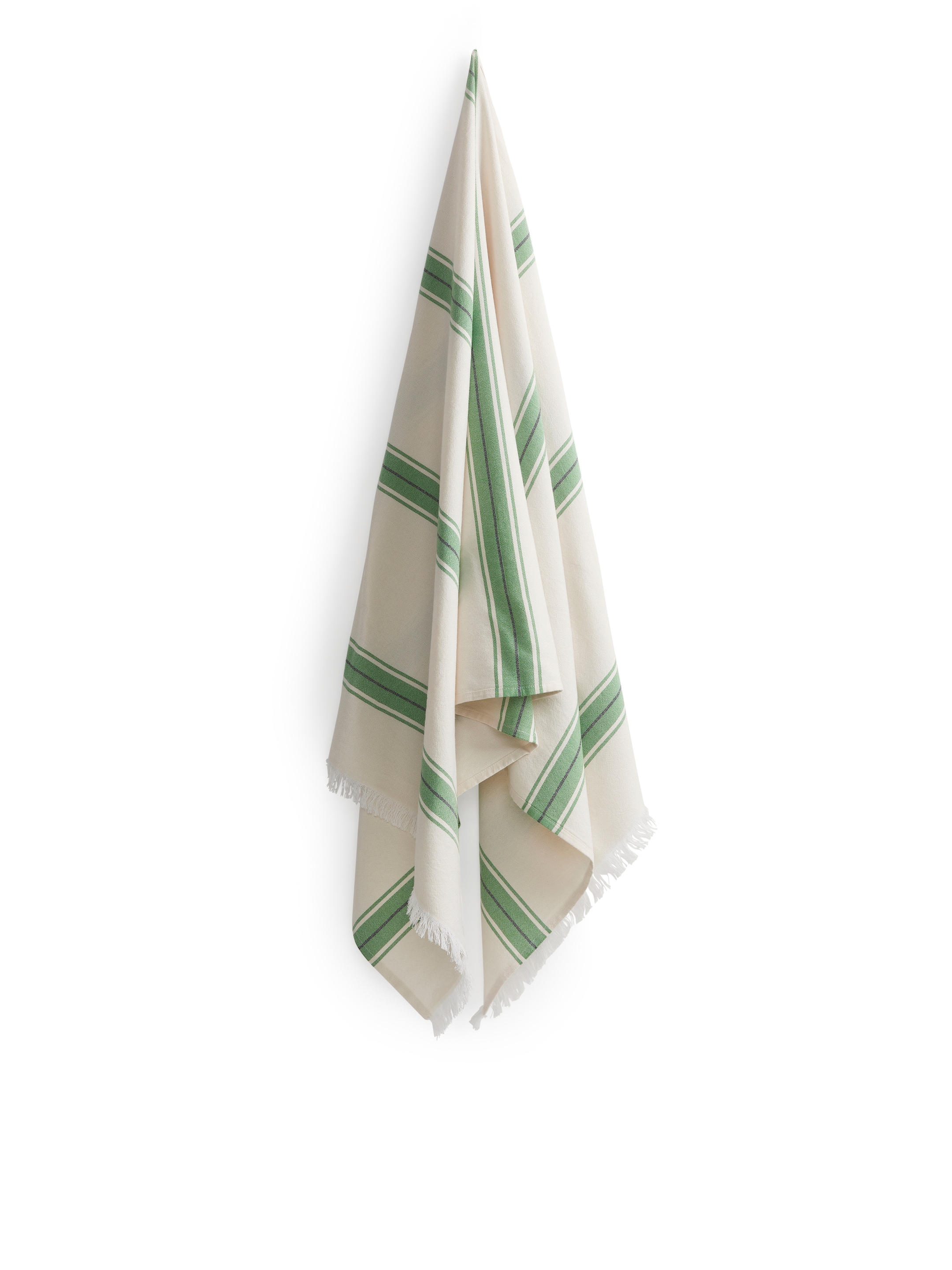 Zobrazit větší obrázek: Bavlněná plážová deka - Green/Off White - HOME | H&M CZ 1