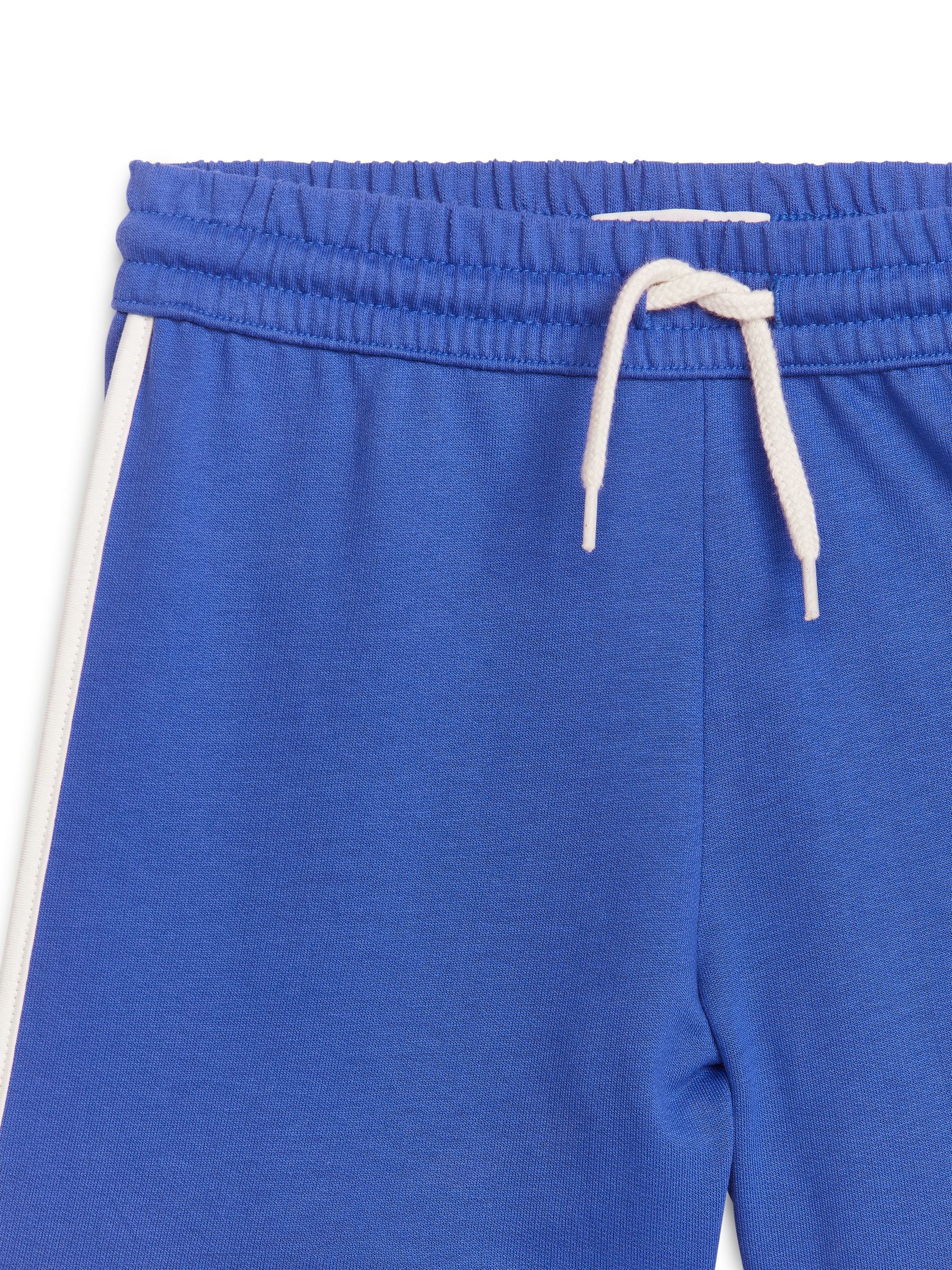 Cotton Shorts - Blau/Weiß - Relaxed Fit - Kinder - StillMedia/DescriptiveDetail - 3