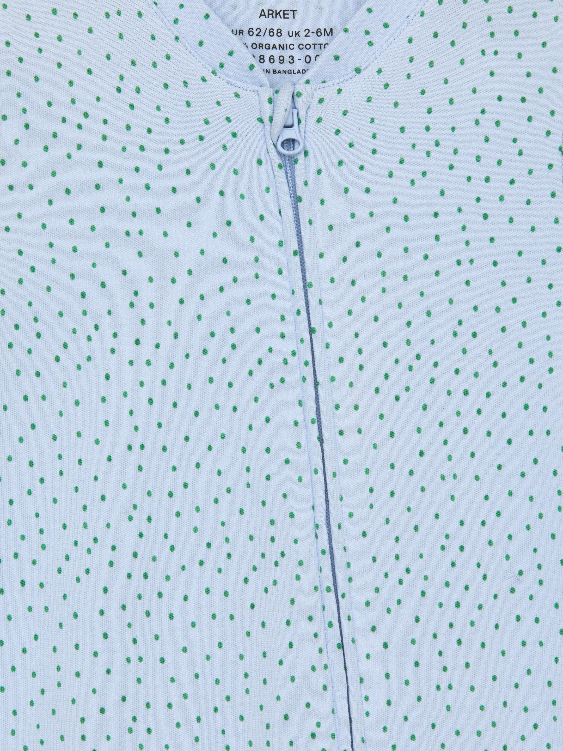 Visualizza immagine più grande: Pigiama intero - Azzurro/Pois verdi - BAMBINO | H&M IT 3