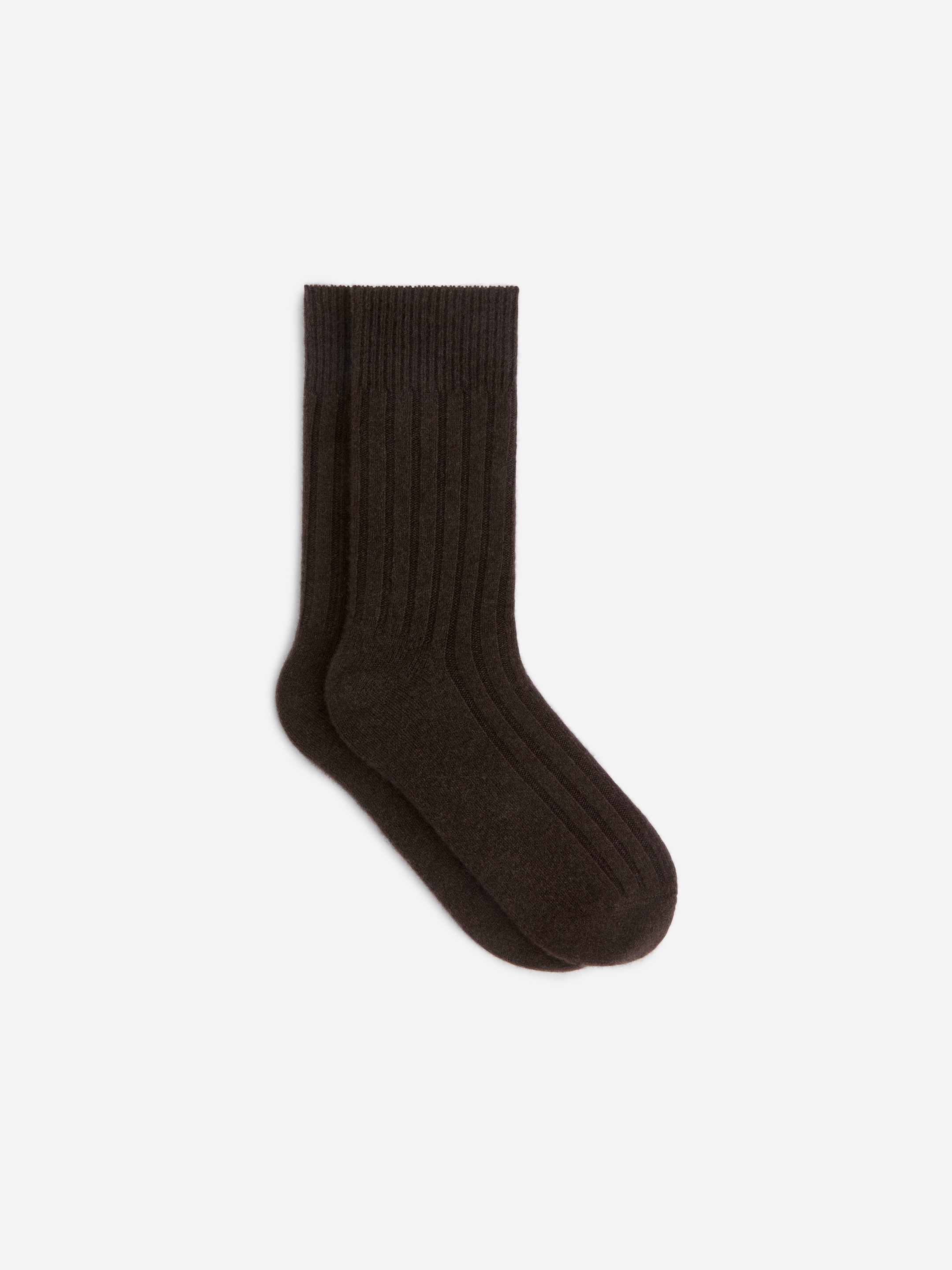 Cashmere Socks-#3F3838-13288