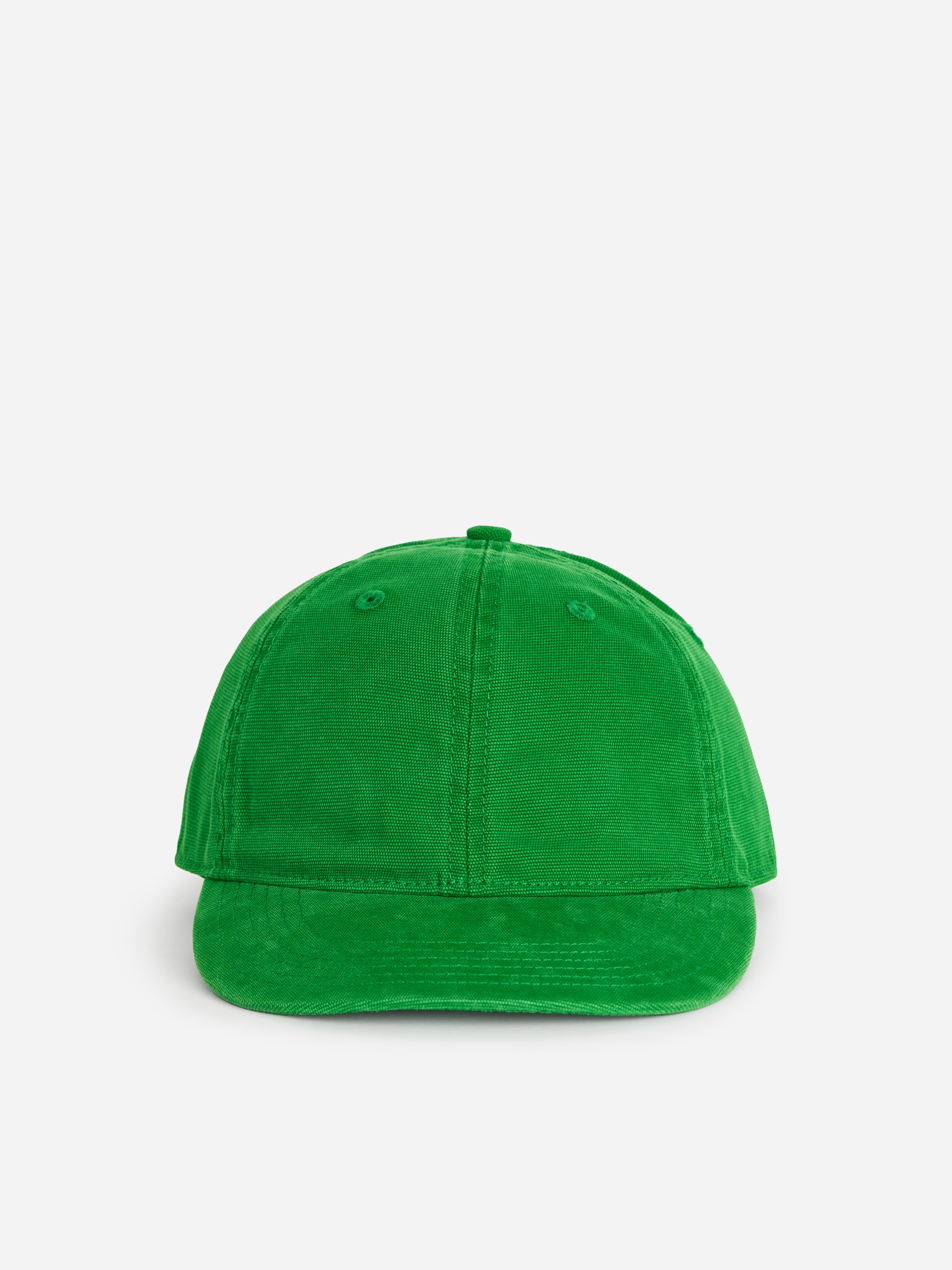 Washed Cotton Canvas Cap - Green - Men - StillMedia/DescriptiveStillLife - 3