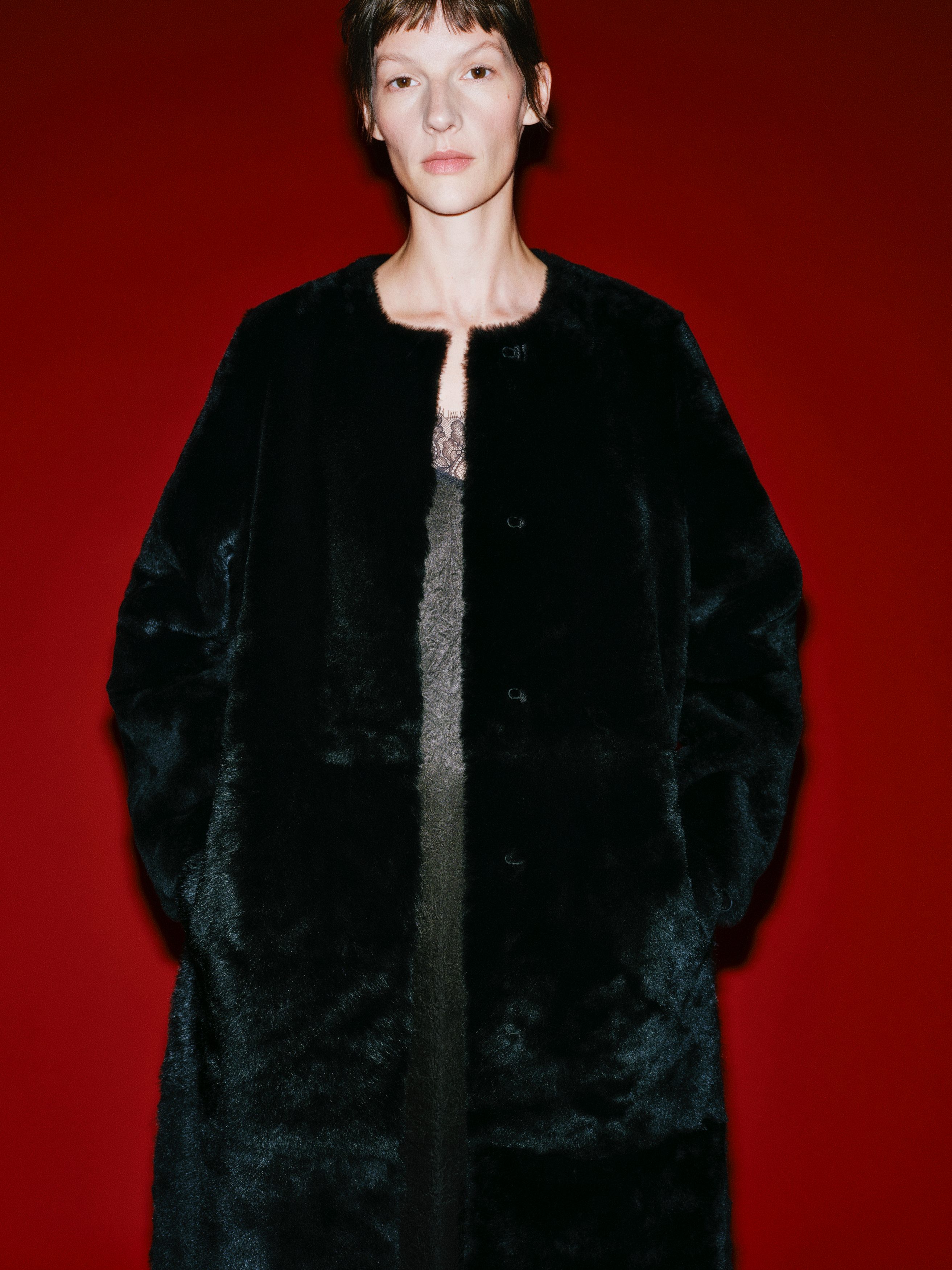 Shearling Coat-#272627-17579