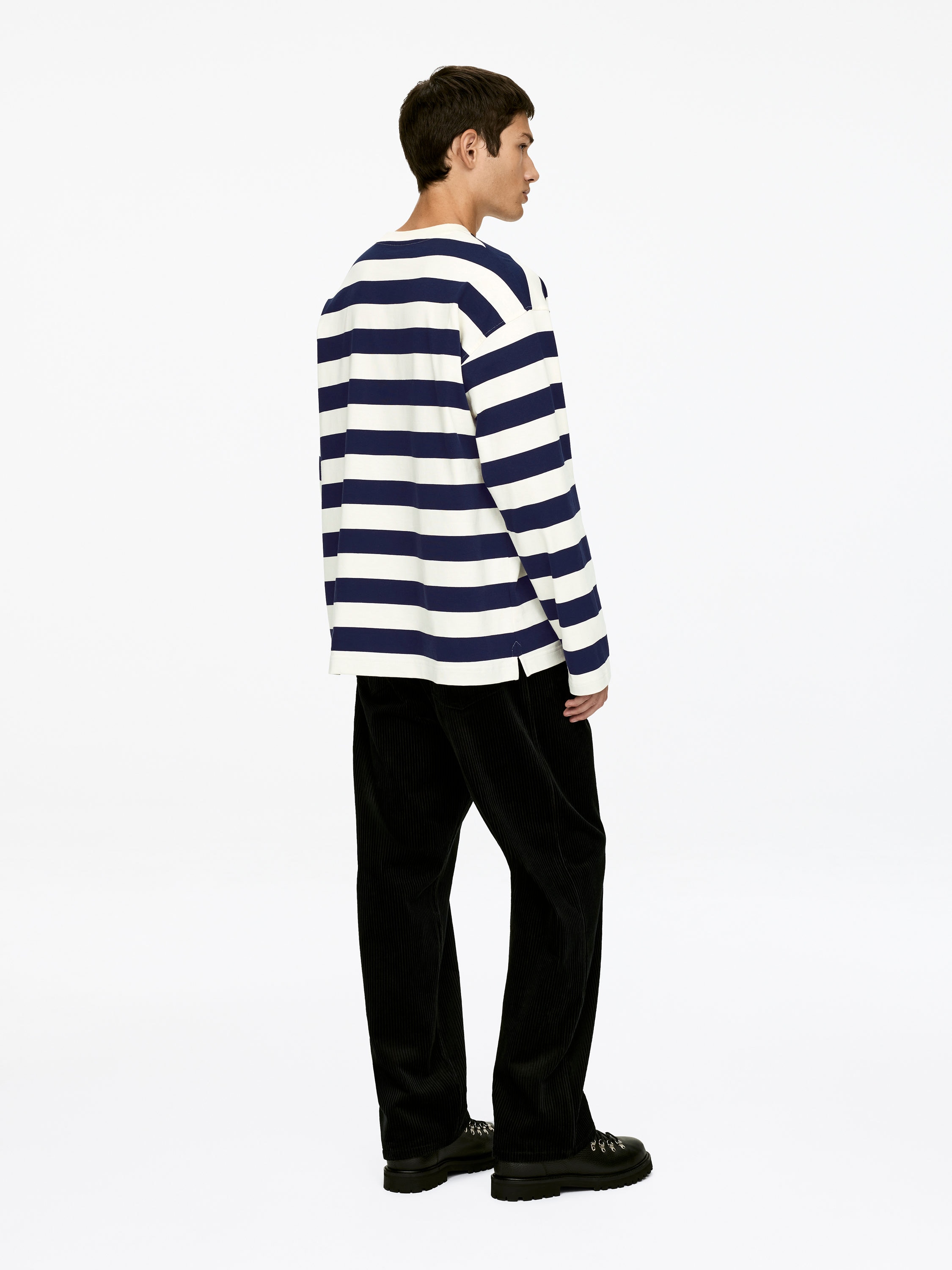 Long-Sleeve T-Shirt - Dark Blue - Regular fit - Men - StillMedia/Lookbook - 4