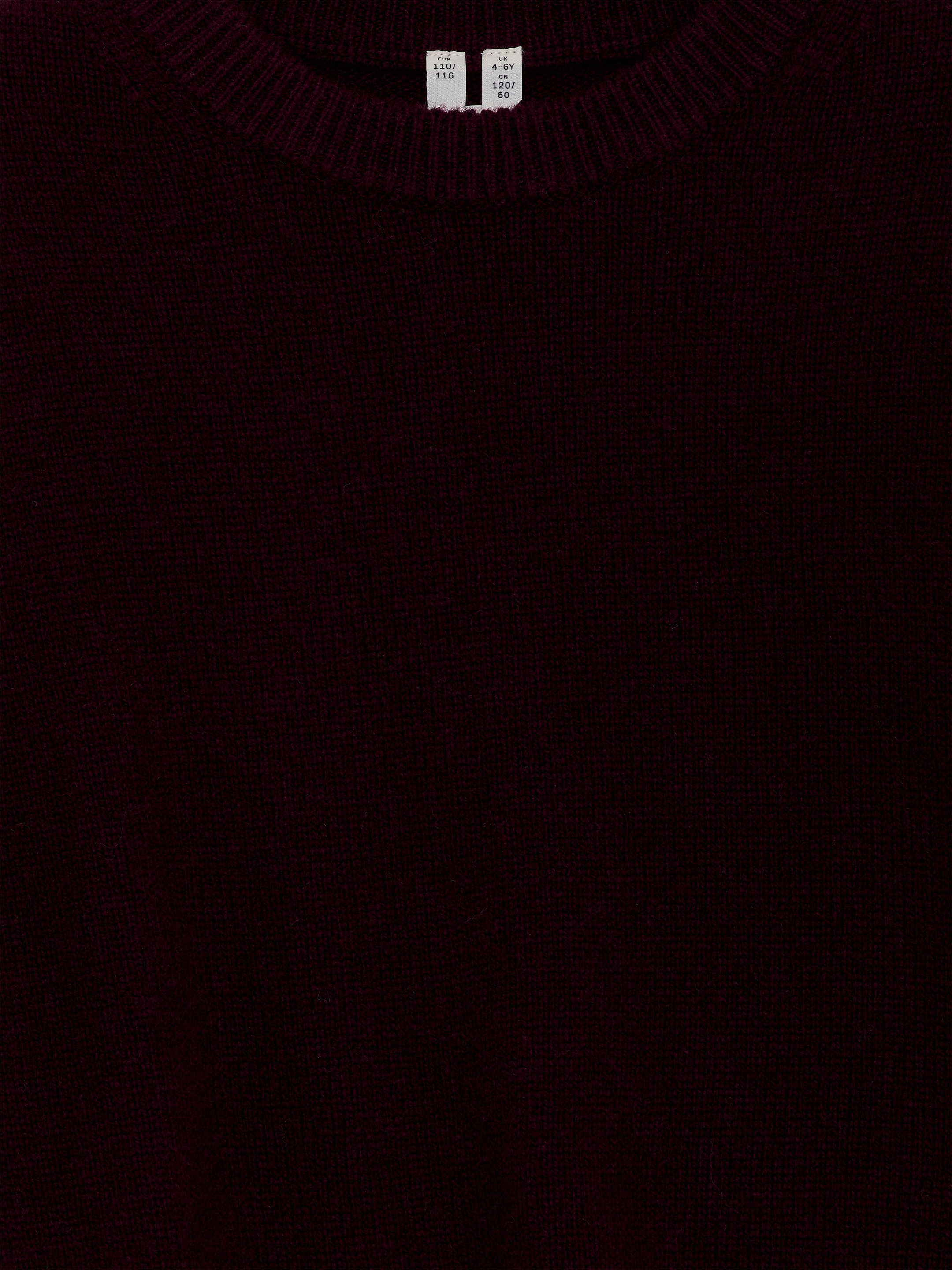 Wool Jumper - Dark Purple - Relaxed fit - Women - StillMedia/DescriptiveStillLife - 1