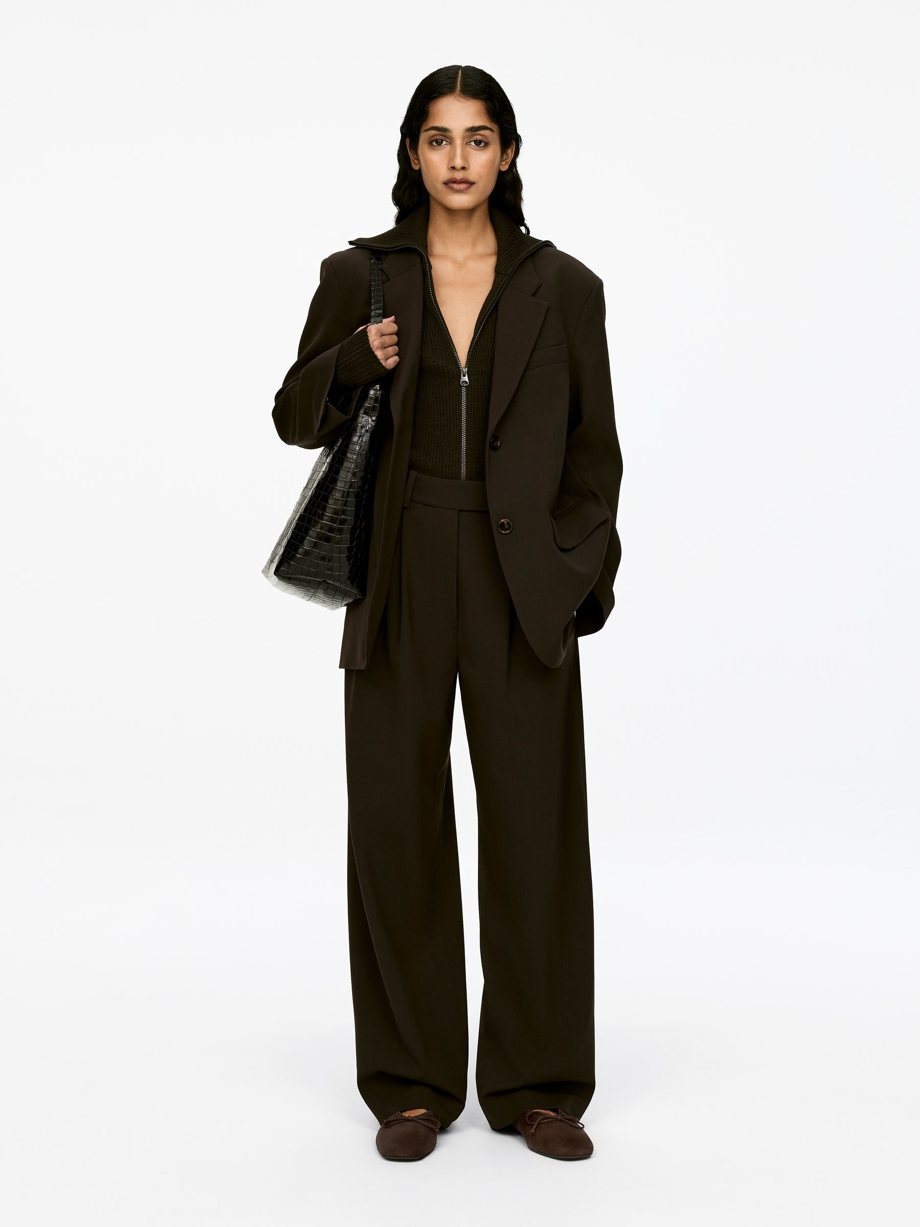 Ballerines en daim - Marron - Femme - StillMedia/Lookbook - 9