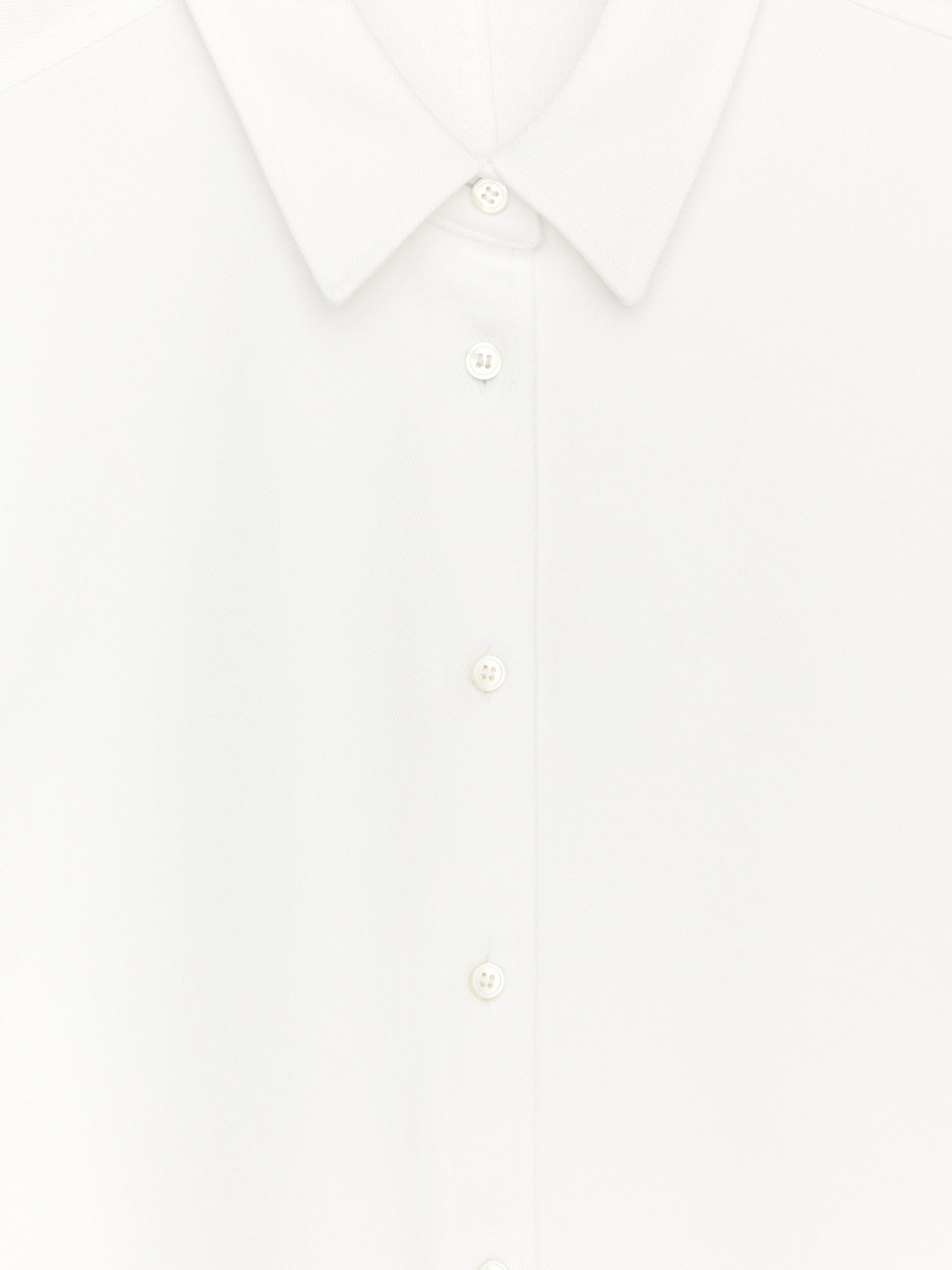 Denim Shirt - White - Regular fit - Women - StillMedia/DescriptiveDetail - 2