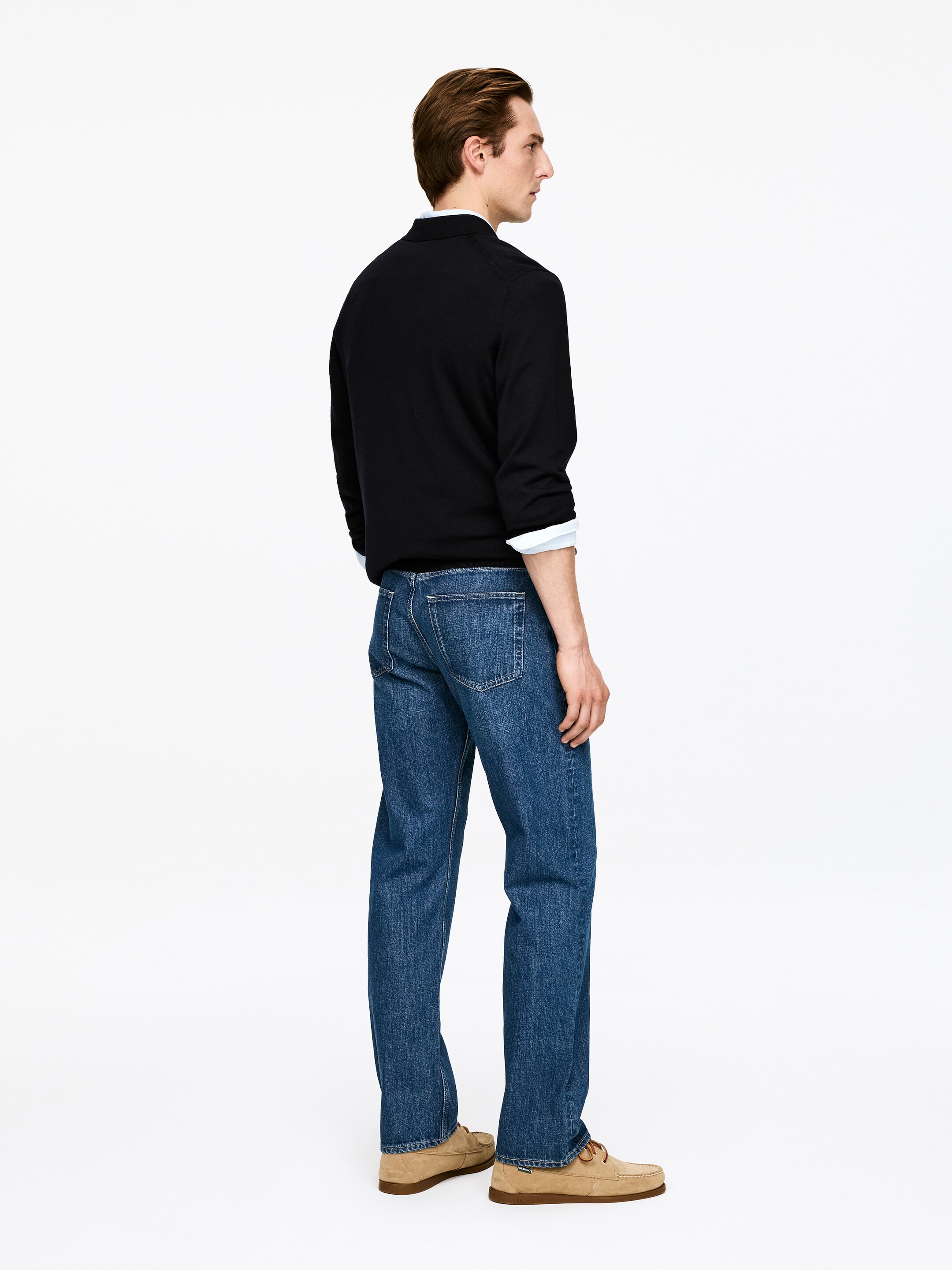 Zobrazit větší obrázek: CLIFF Regular Straight Jeans - Modrá - MUŽI | H&M CZ 2