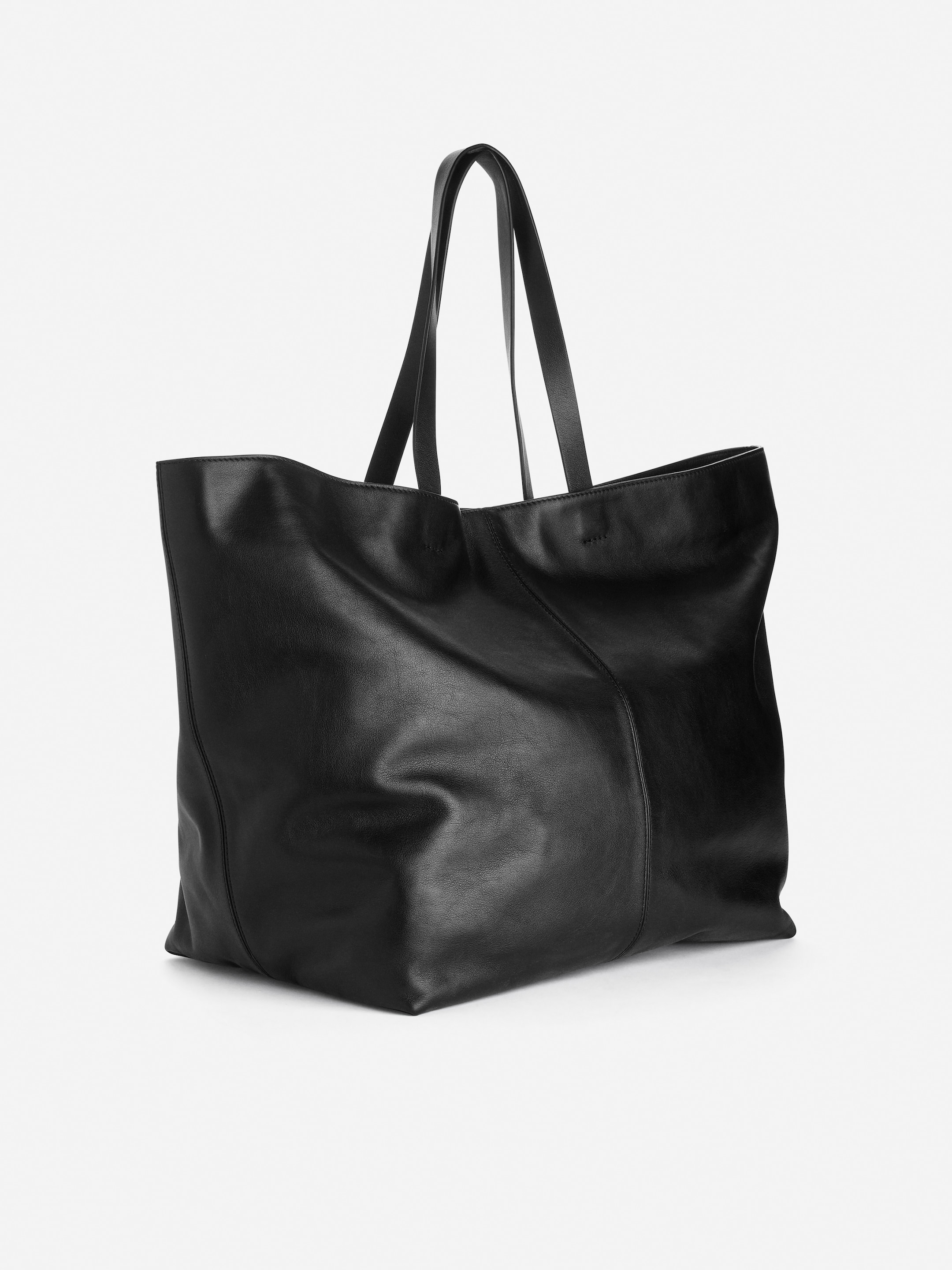 Sac fourre-tout en cuir - Noir - Femme - StillMedia/DescriptiveStillLife - 4