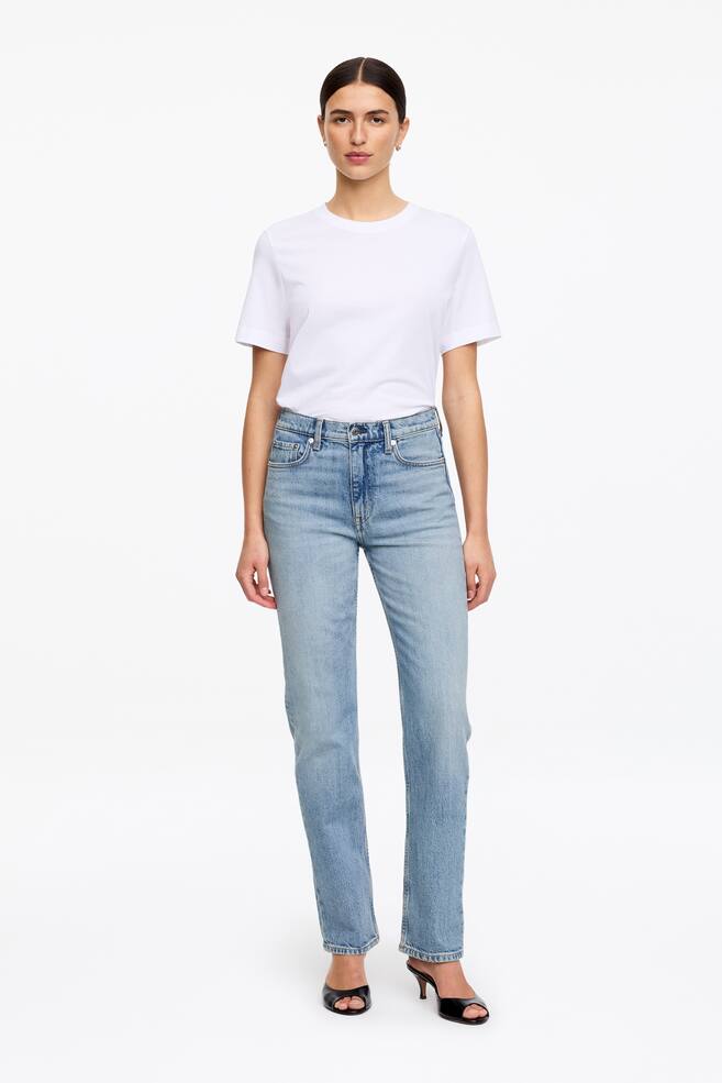 Jade Long Slim Jeans - Light Blue/Black/Blue - 1
