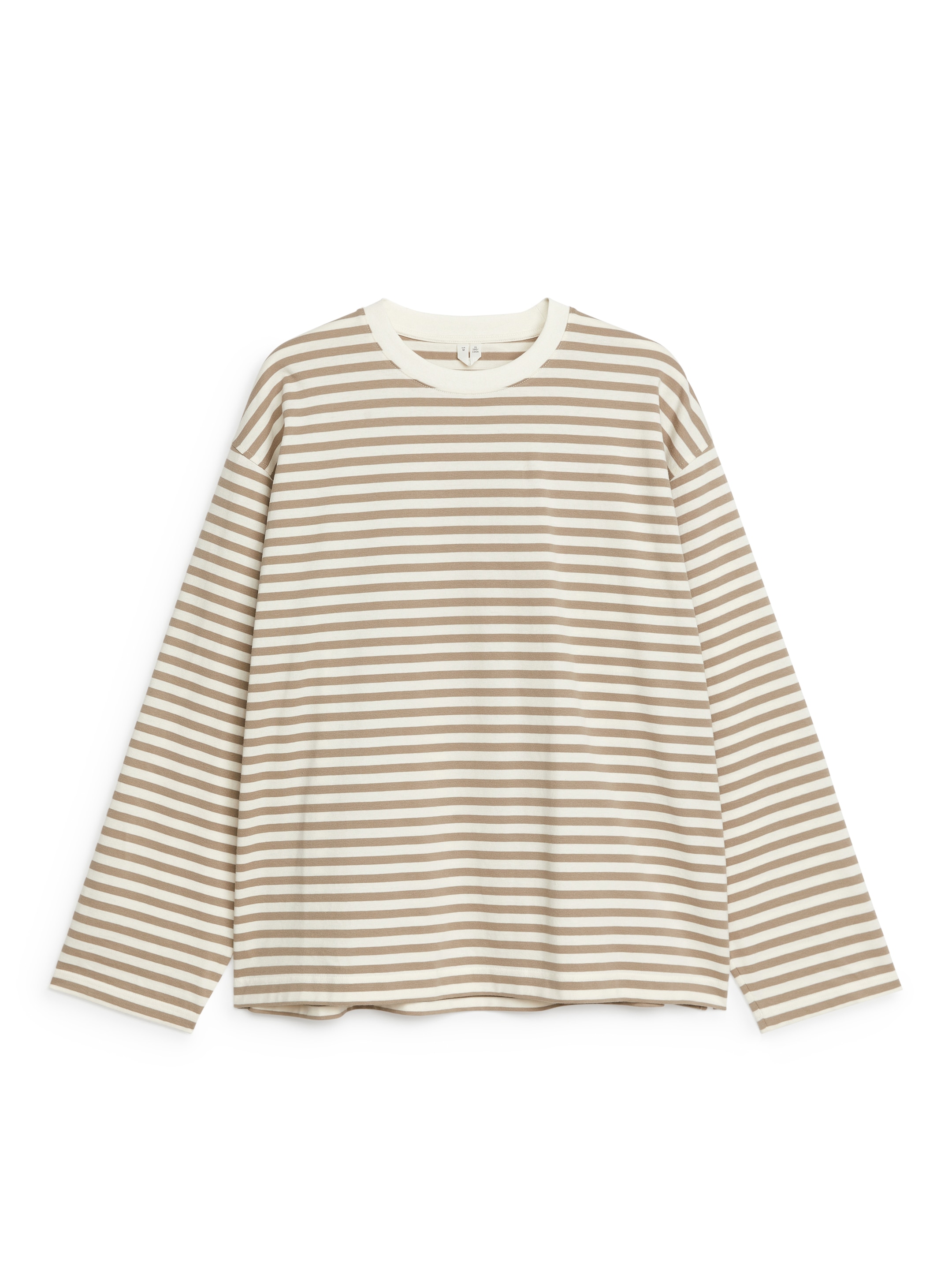 T-shirt a righe - Beige/Bianco sporco - Loose fit - Men - StillMedia/DescriptiveStillLife - 2