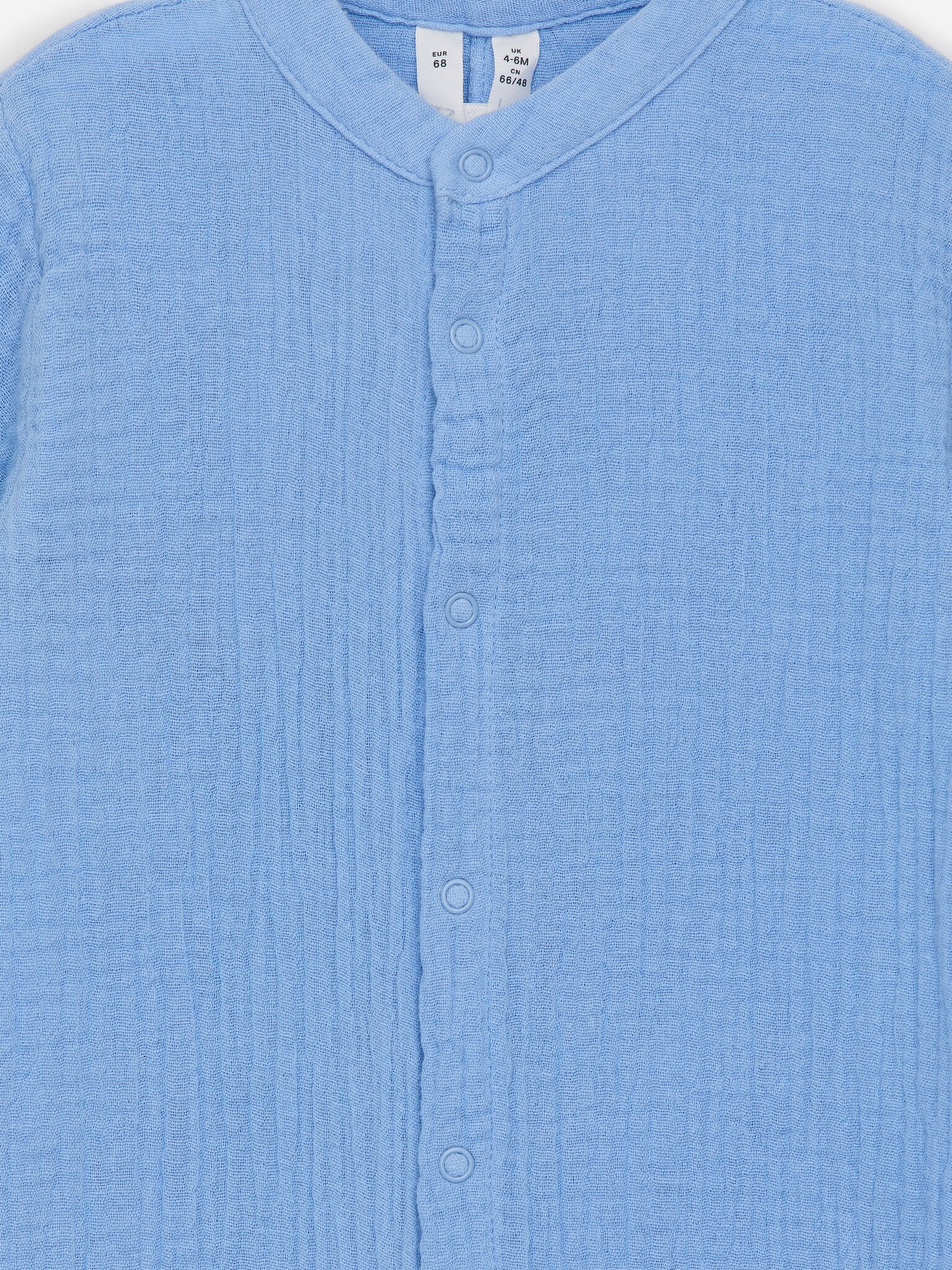 Combinaison en mousseline de coton - Bleu - 3