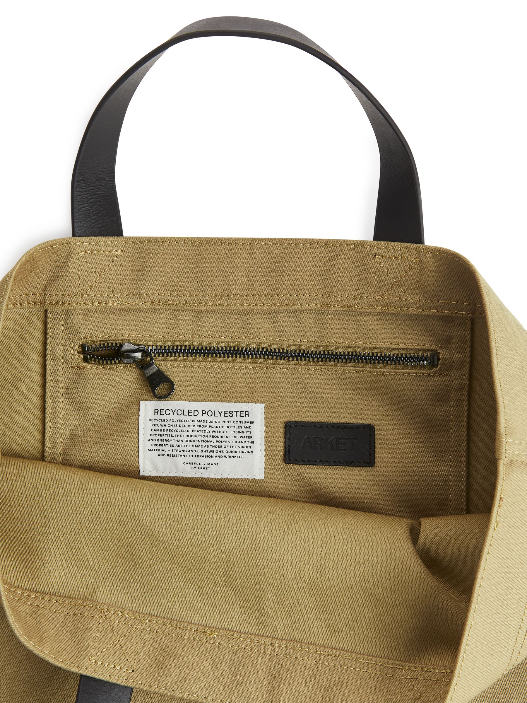Borsa tote per pendolari effetto carta - Beige - Men - StillMedia/DescriptiveDetail - 2