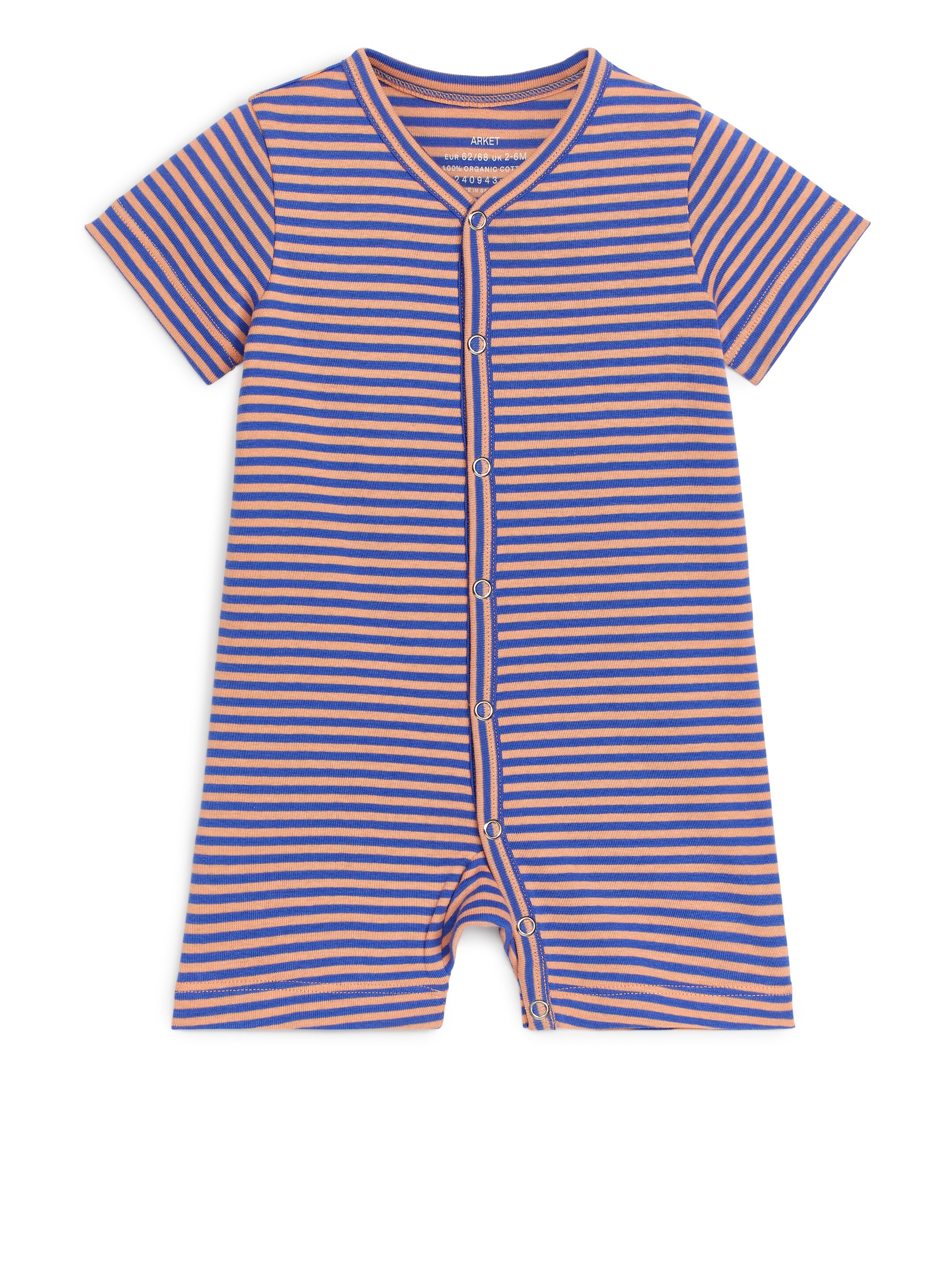 Ingrandisci l'immagine: Short Sleeve All-in-One Pyjama - Blue/Orange - BAMBINO | H&M CH 1
