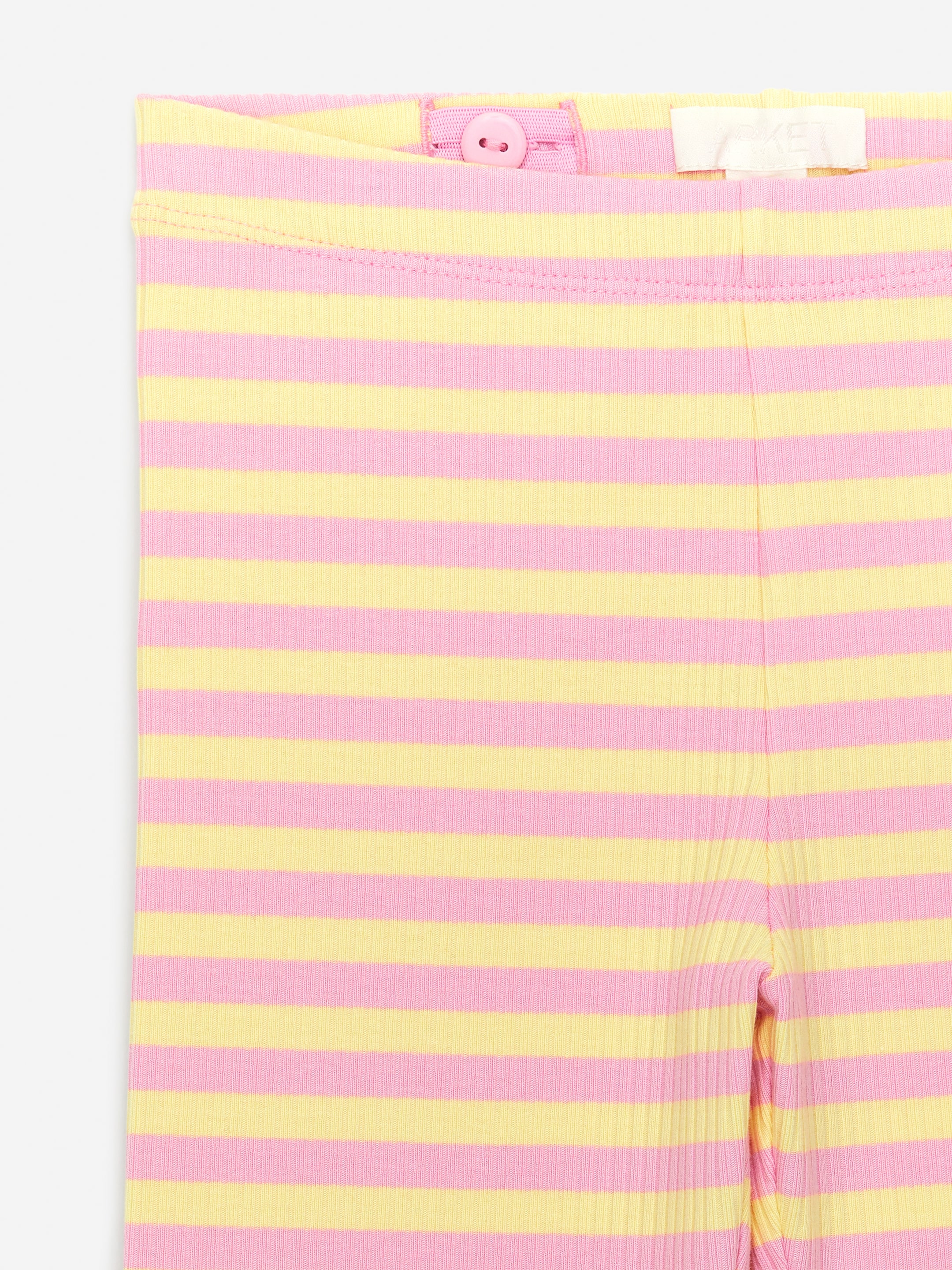 Gerippte Leggings - Rosa/Gelb - Slim Fit - Kinder - StillMedia/DescriptiveDetail - 2