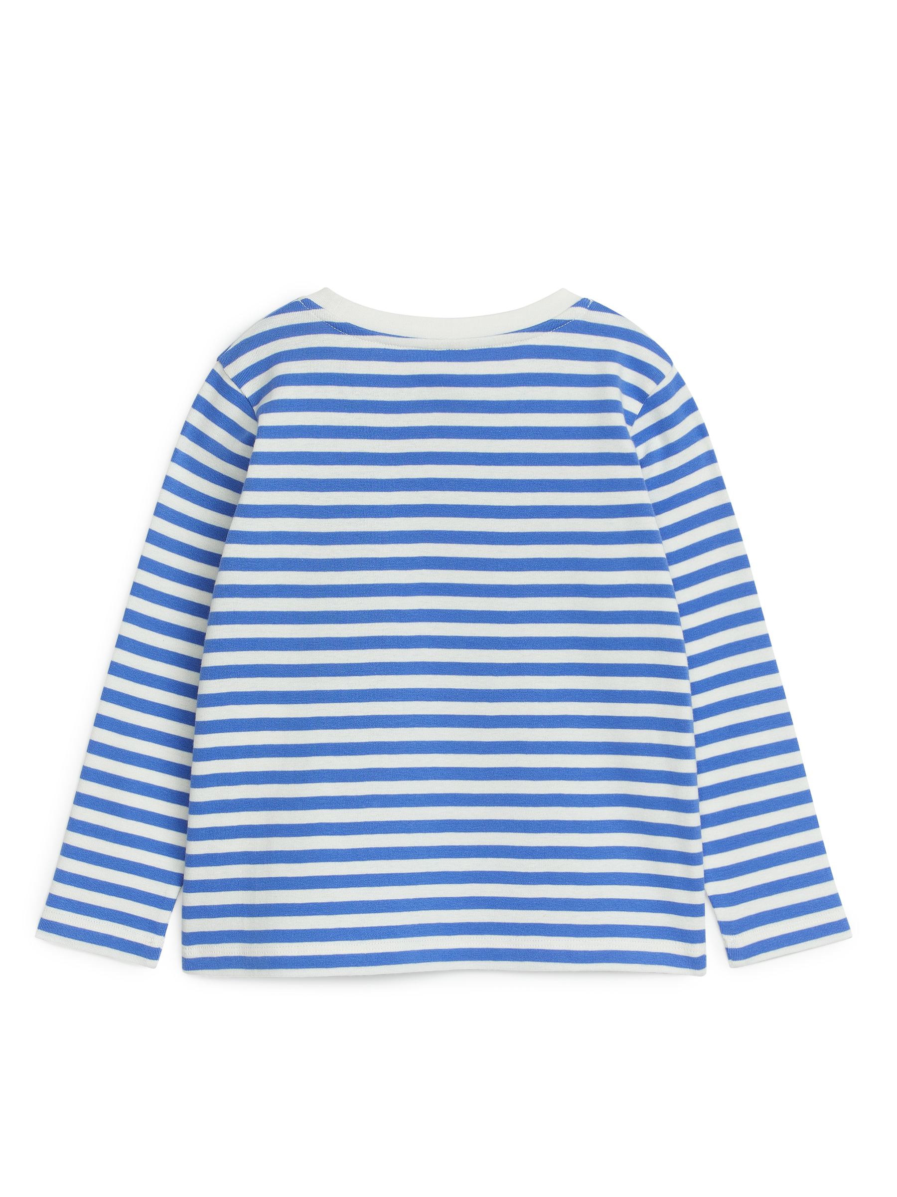 Langarm-T-Shirt - Weiß/Blau - Regular Fit - Kinder - StillMedia/DescriptiveStillLife - 2