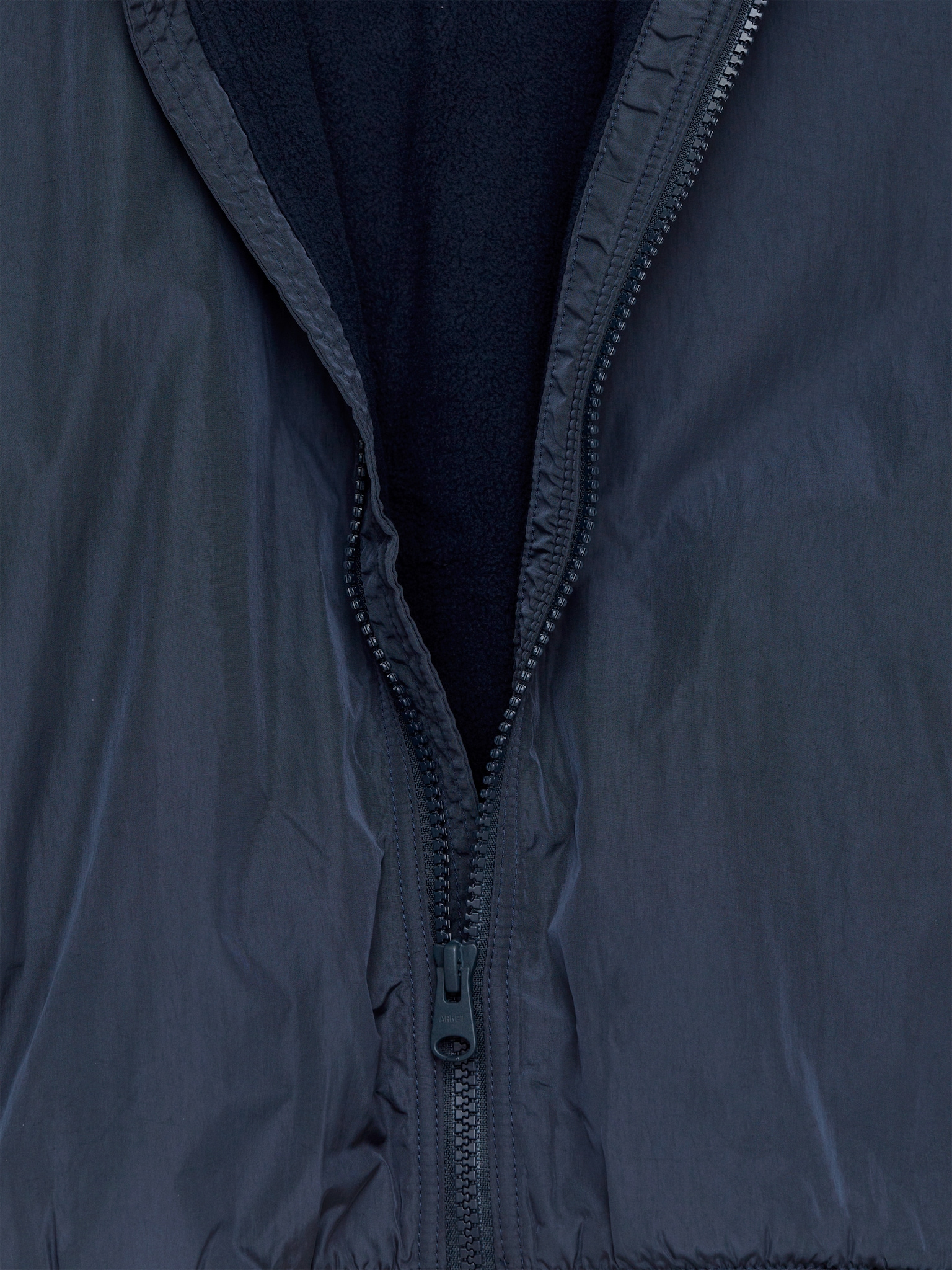 Gefütterte Jacke - Dunkelblau - 2