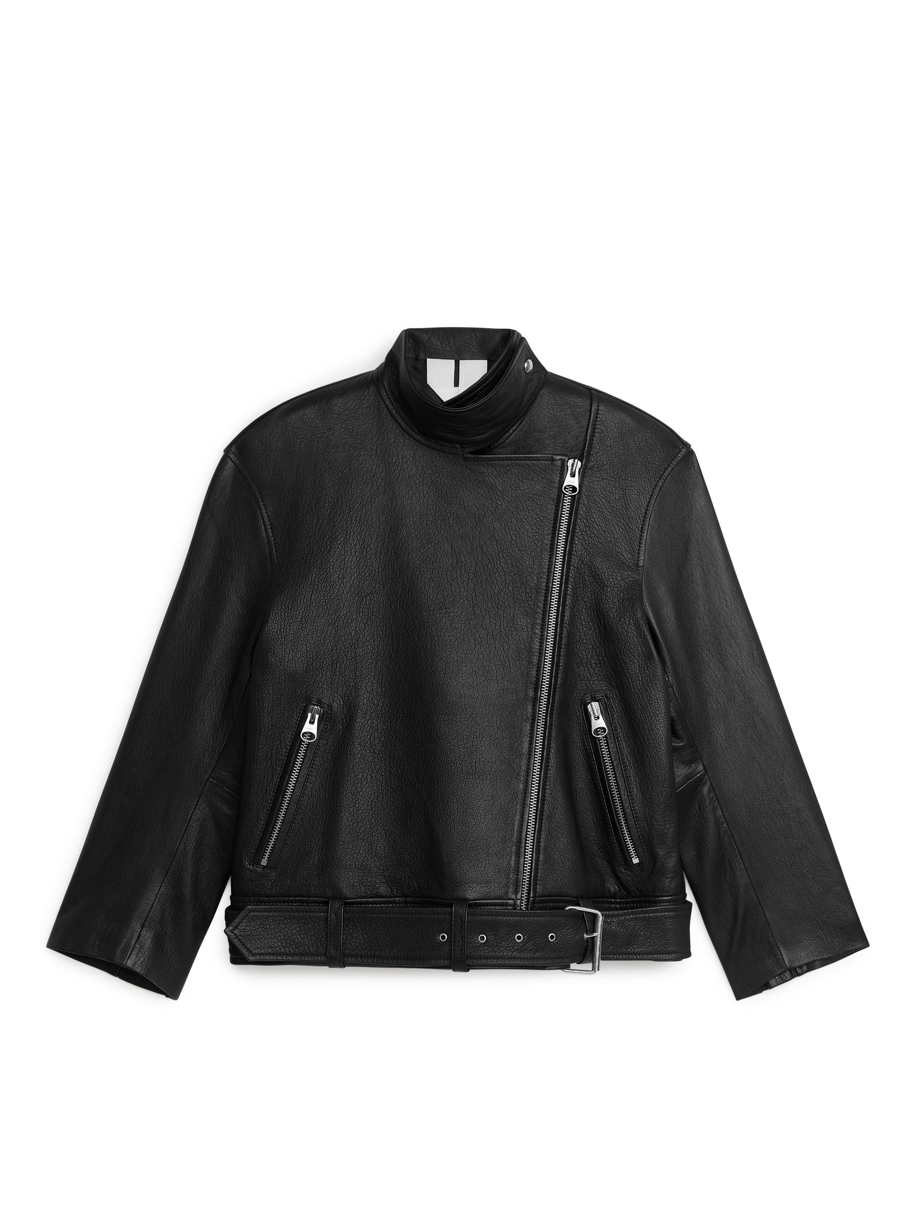 Giacca oversize in pelle - Nero - Oversize - Women - StillMedia/DescriptiveStillLife - 3